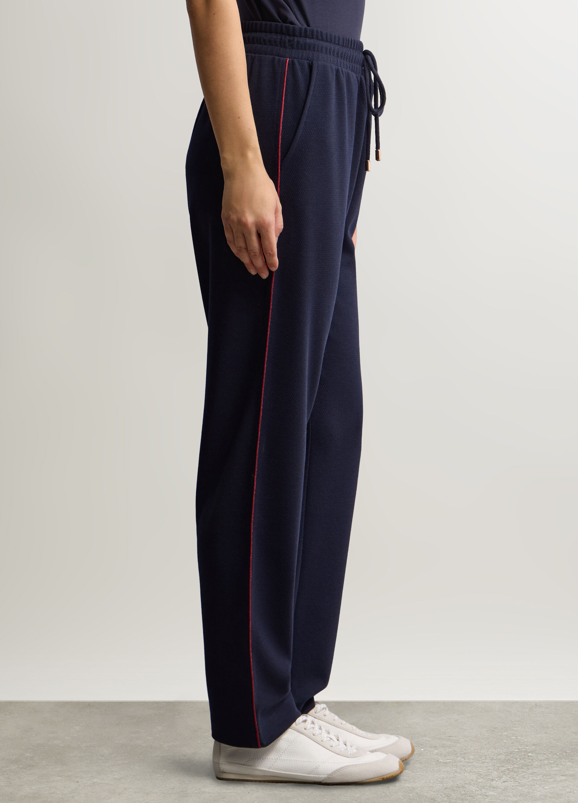 Jogger Piquet Fit Regular misto viscosa stretch donna_1