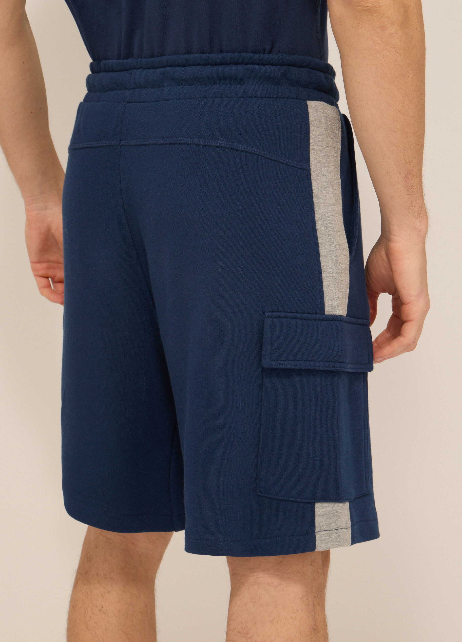 Short sportivi in felpa di cotone uomo_2