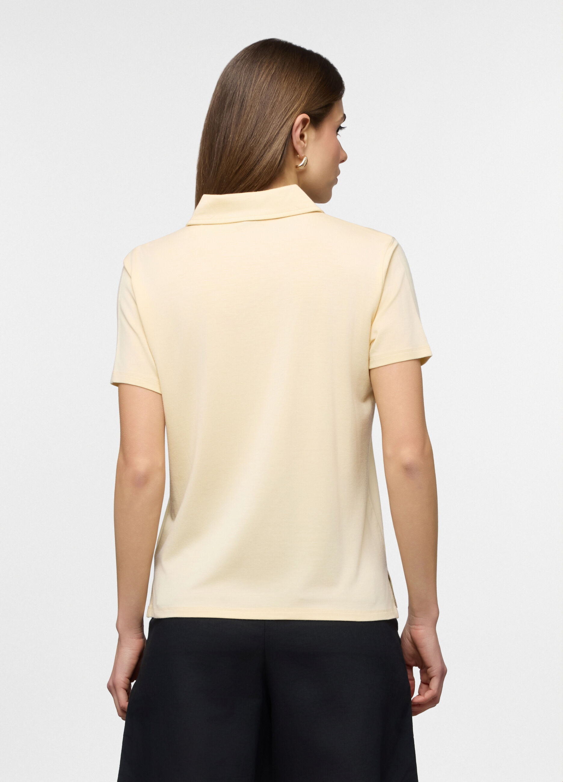 Polo in jersey stretch donna_1