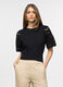 T-shirt girocollo stretch donna_0