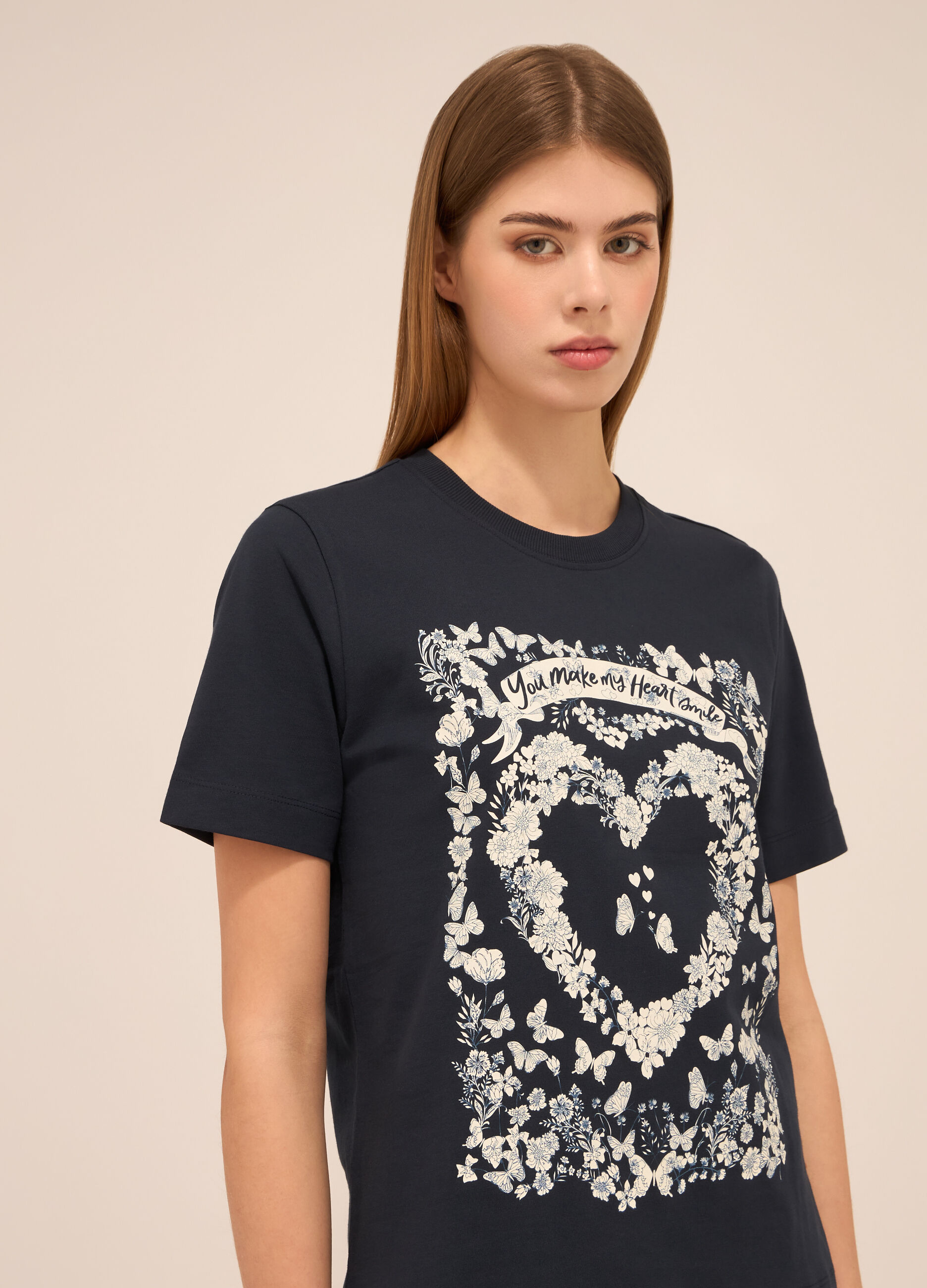 T-shirt in puro cotone donna_2