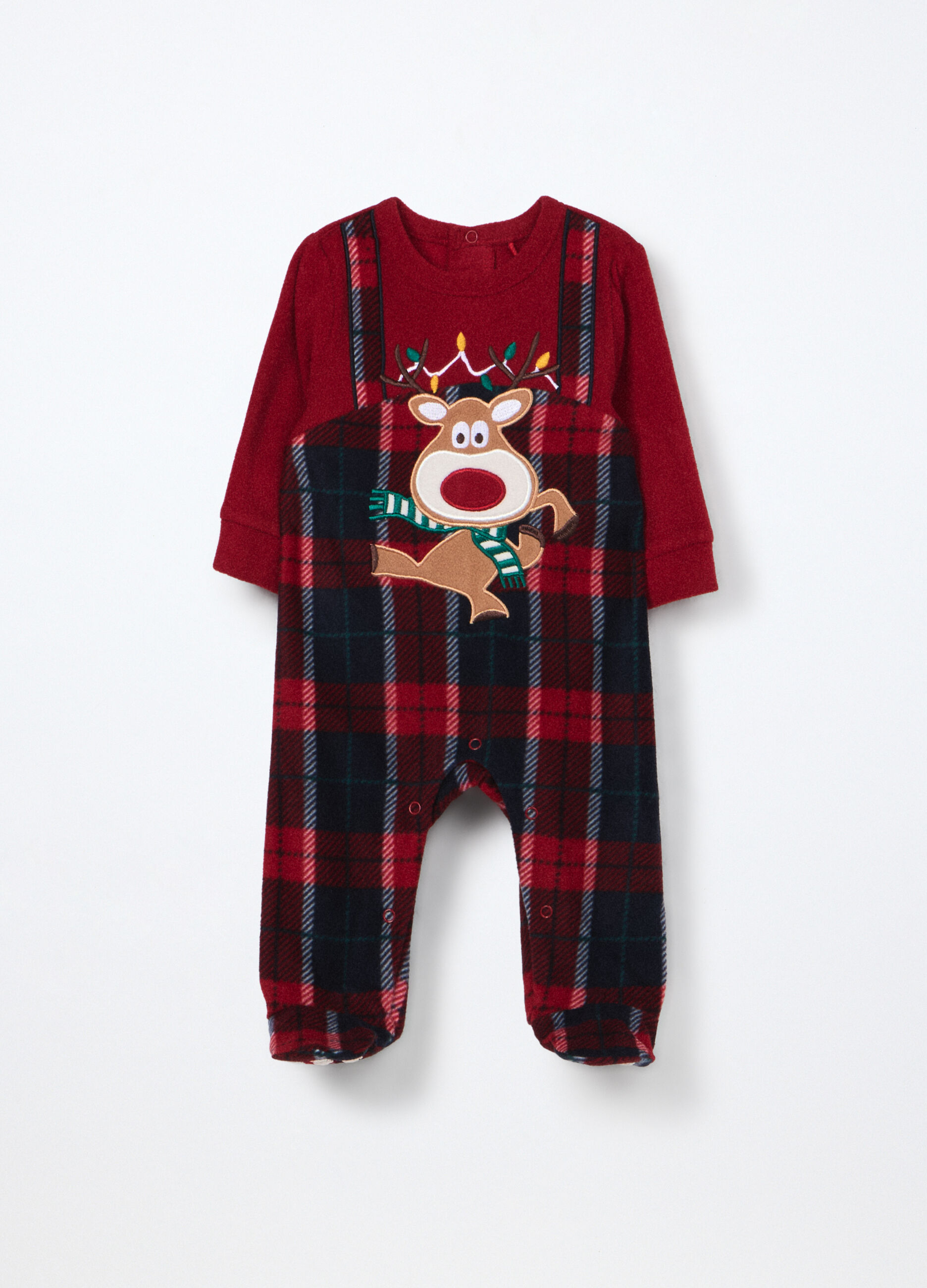 Tutina pigiama velour misto cotone neonato_0