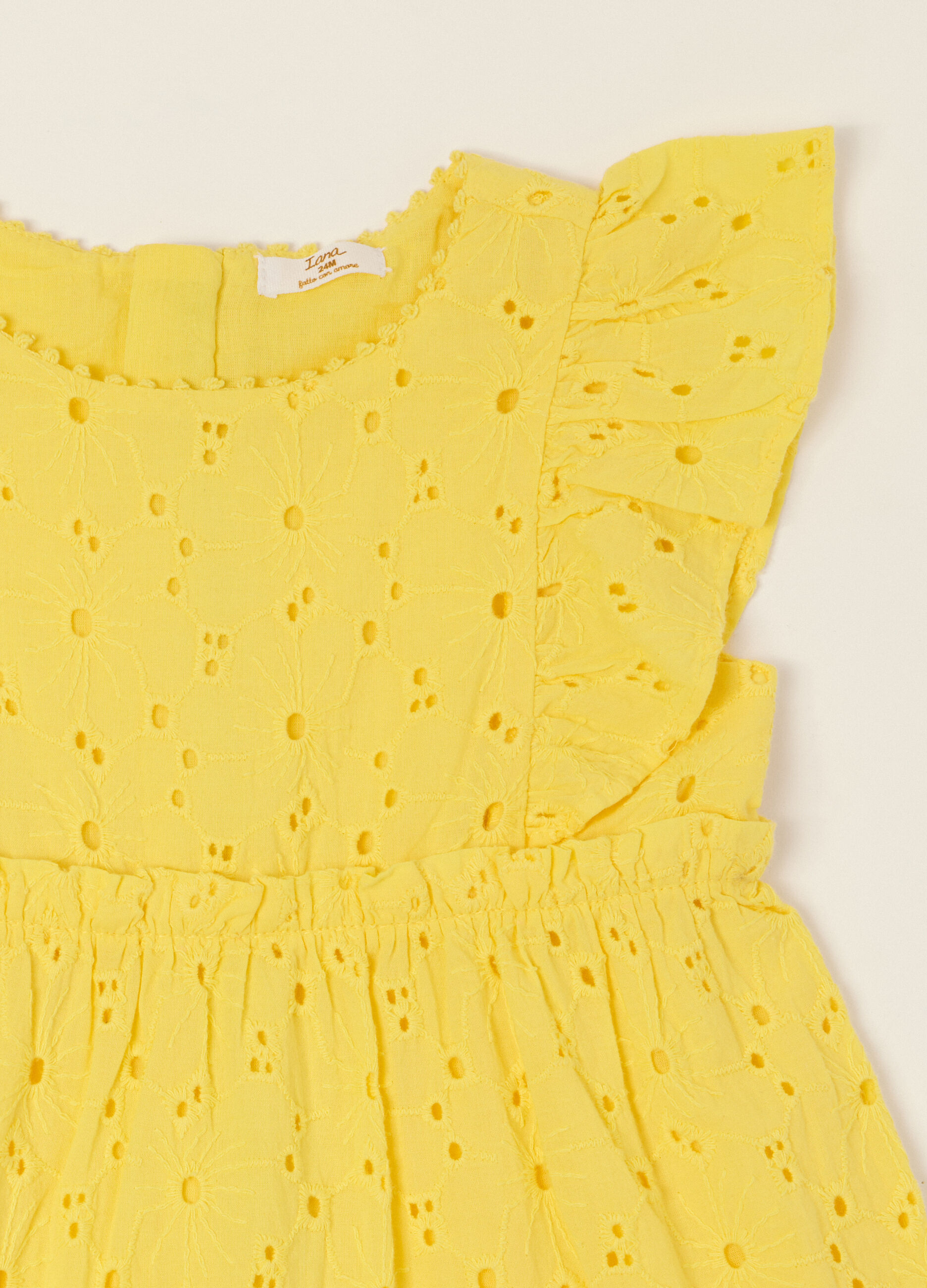 Vestito in puro cotone sangallo IANA _2