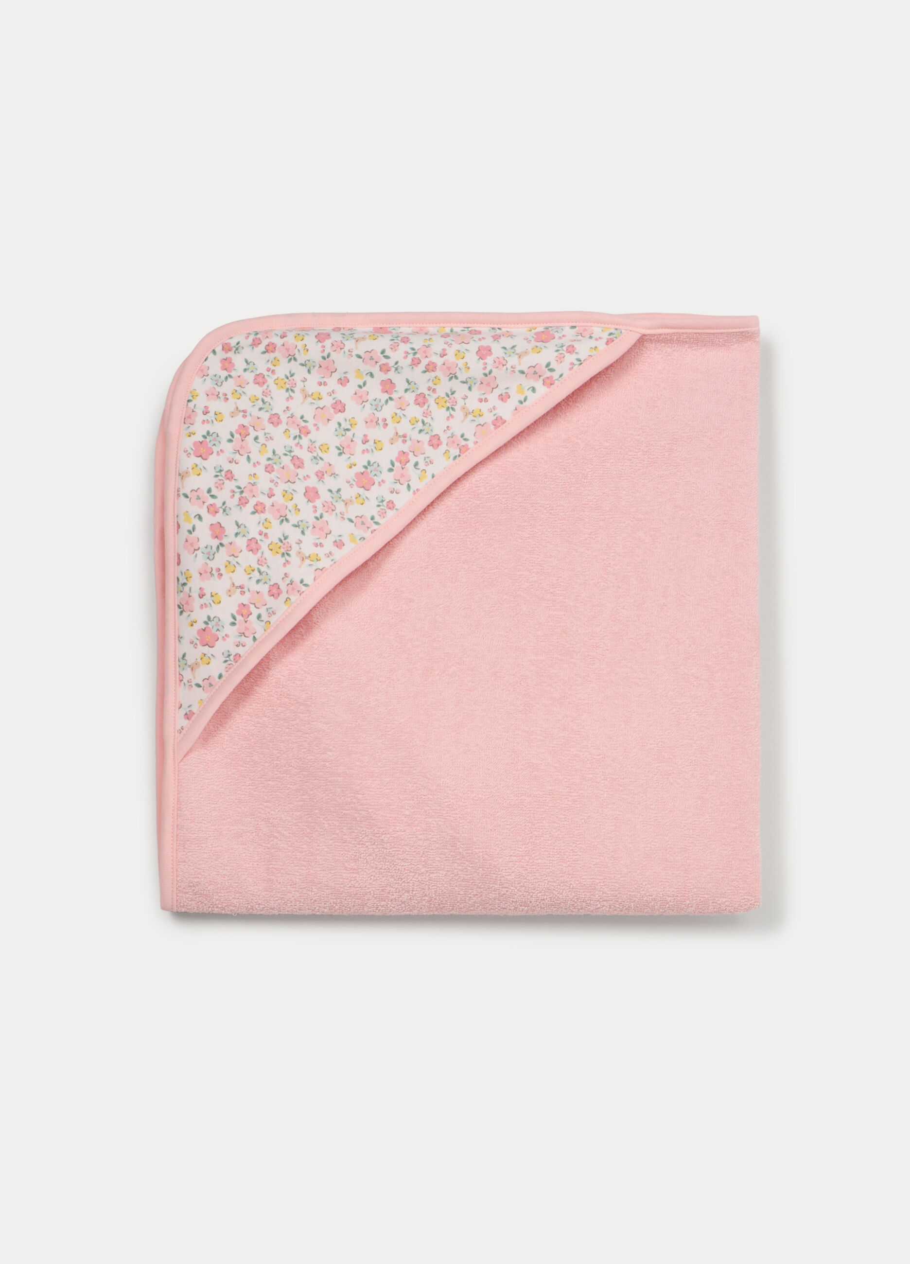 Asciugamano in spugna di puro cotone neonata_0