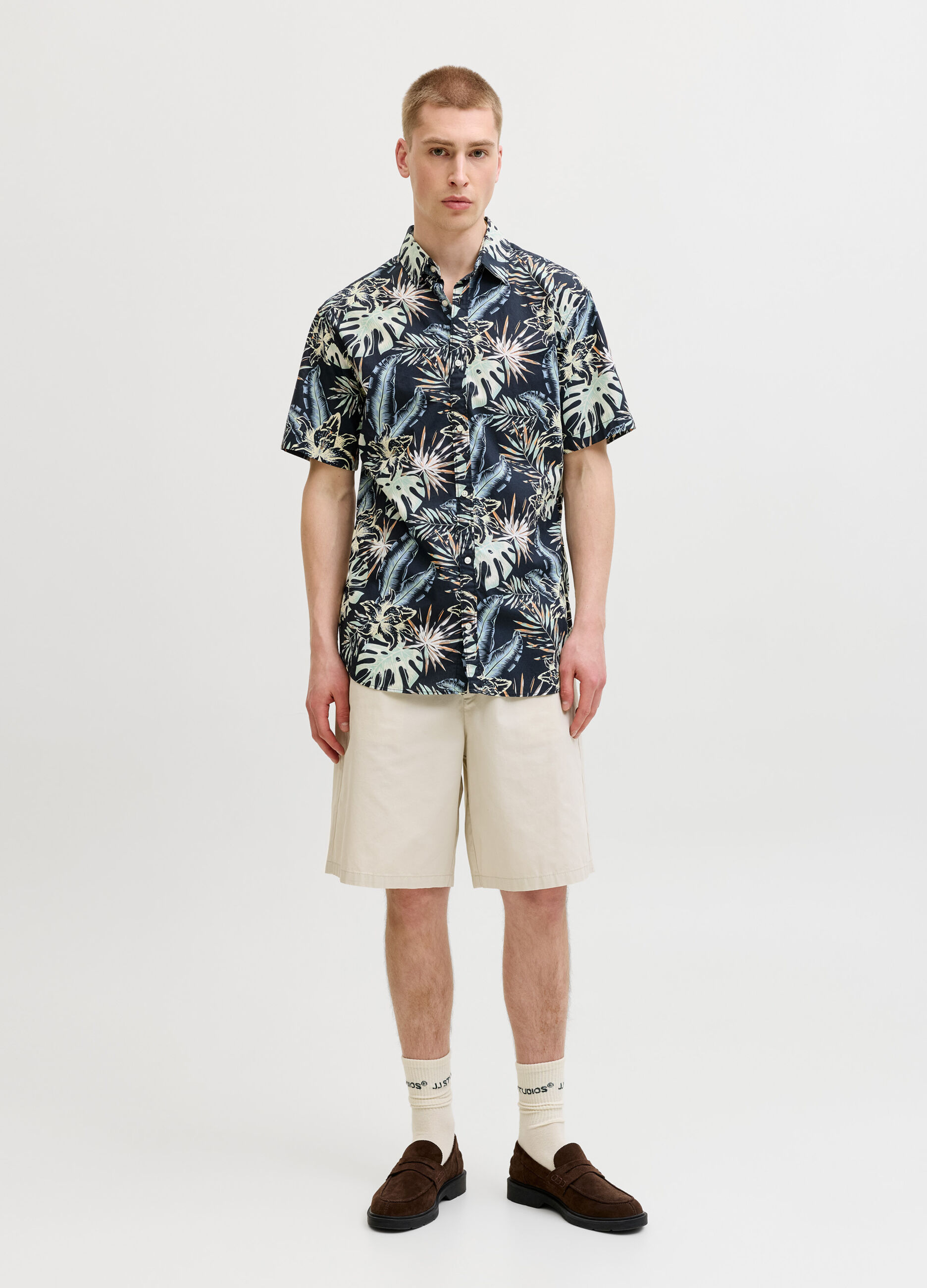 Camicia in cotone stampato uomo_2