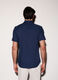 Camicia a maniche corte con micromotivo uomo_1