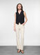 Gilet in twill misto lino donna_0