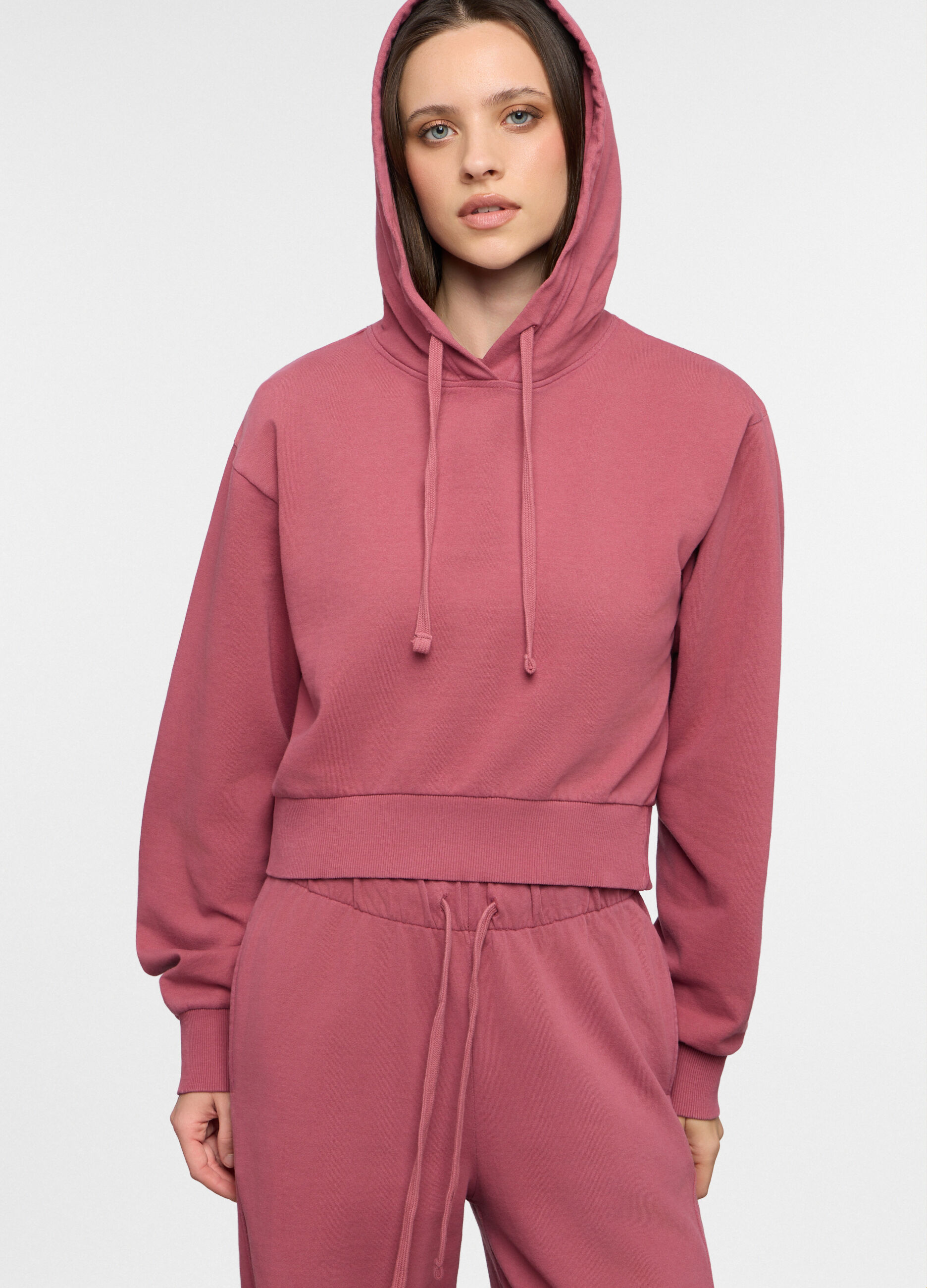 Felpa in french terry misto cotone donna_0