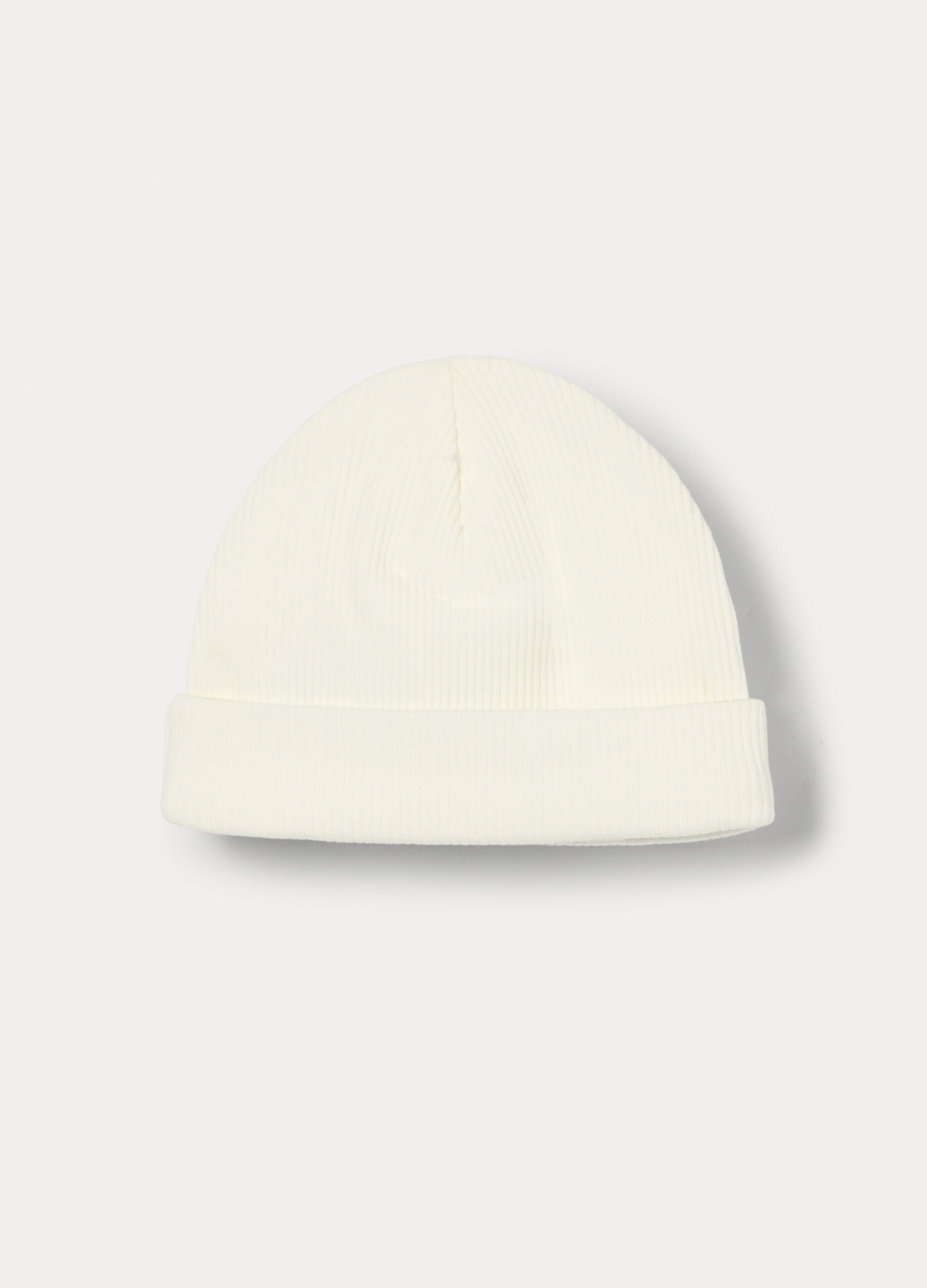 Berretto in costina di cotone stretch _1