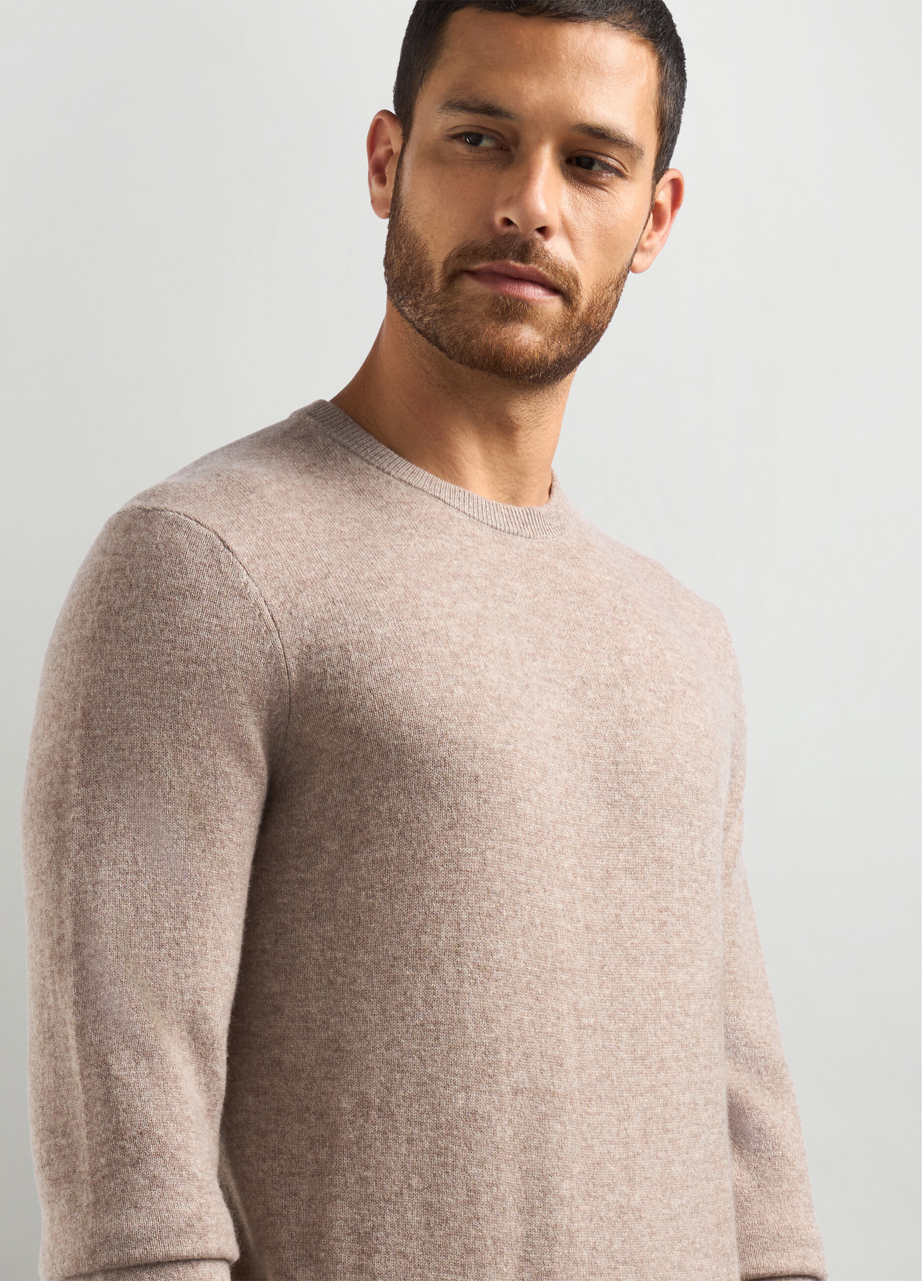 Maglione girocollo in puro cashmere uomo_2