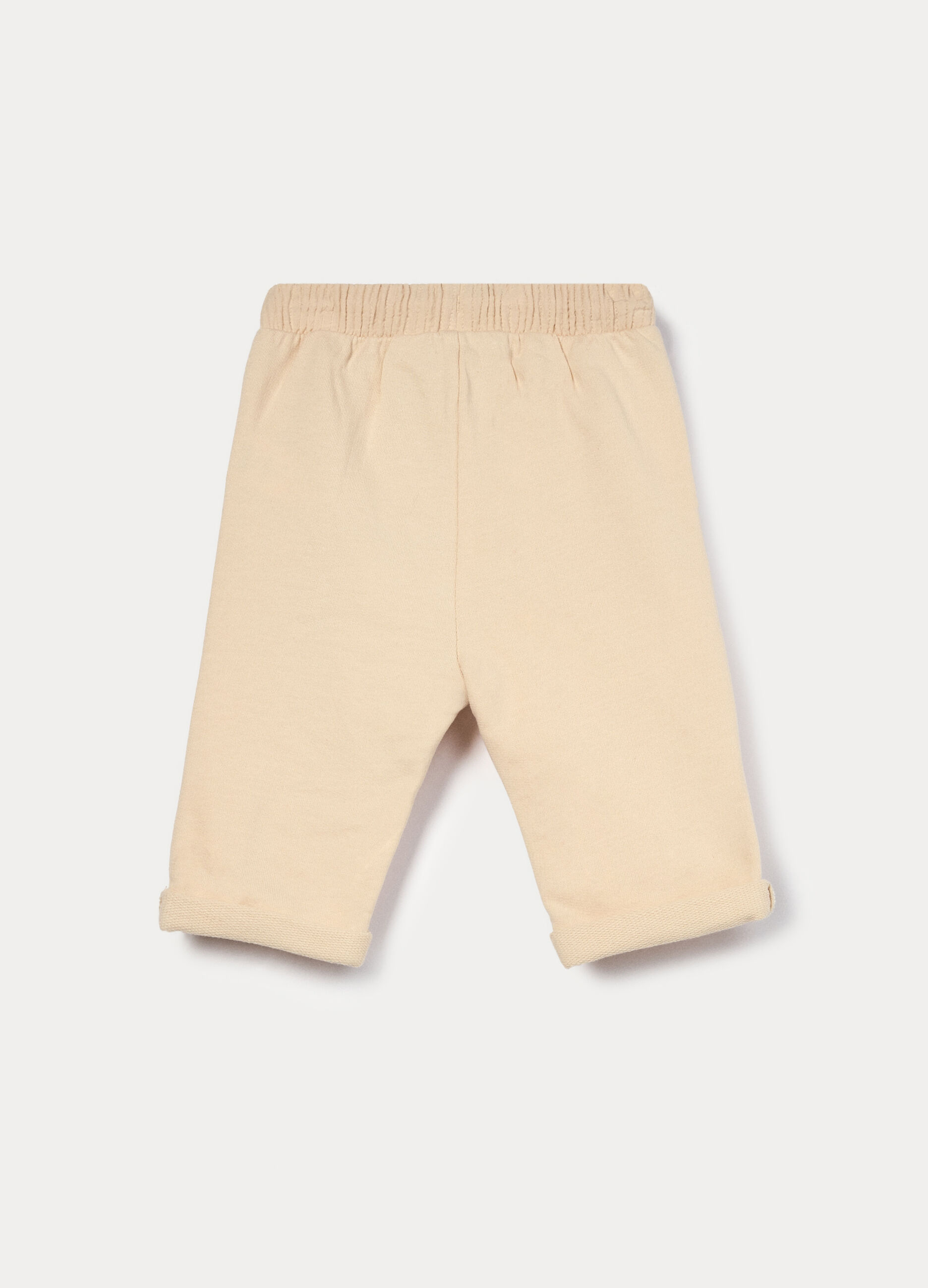 Jogger in puro cotone neonato_1