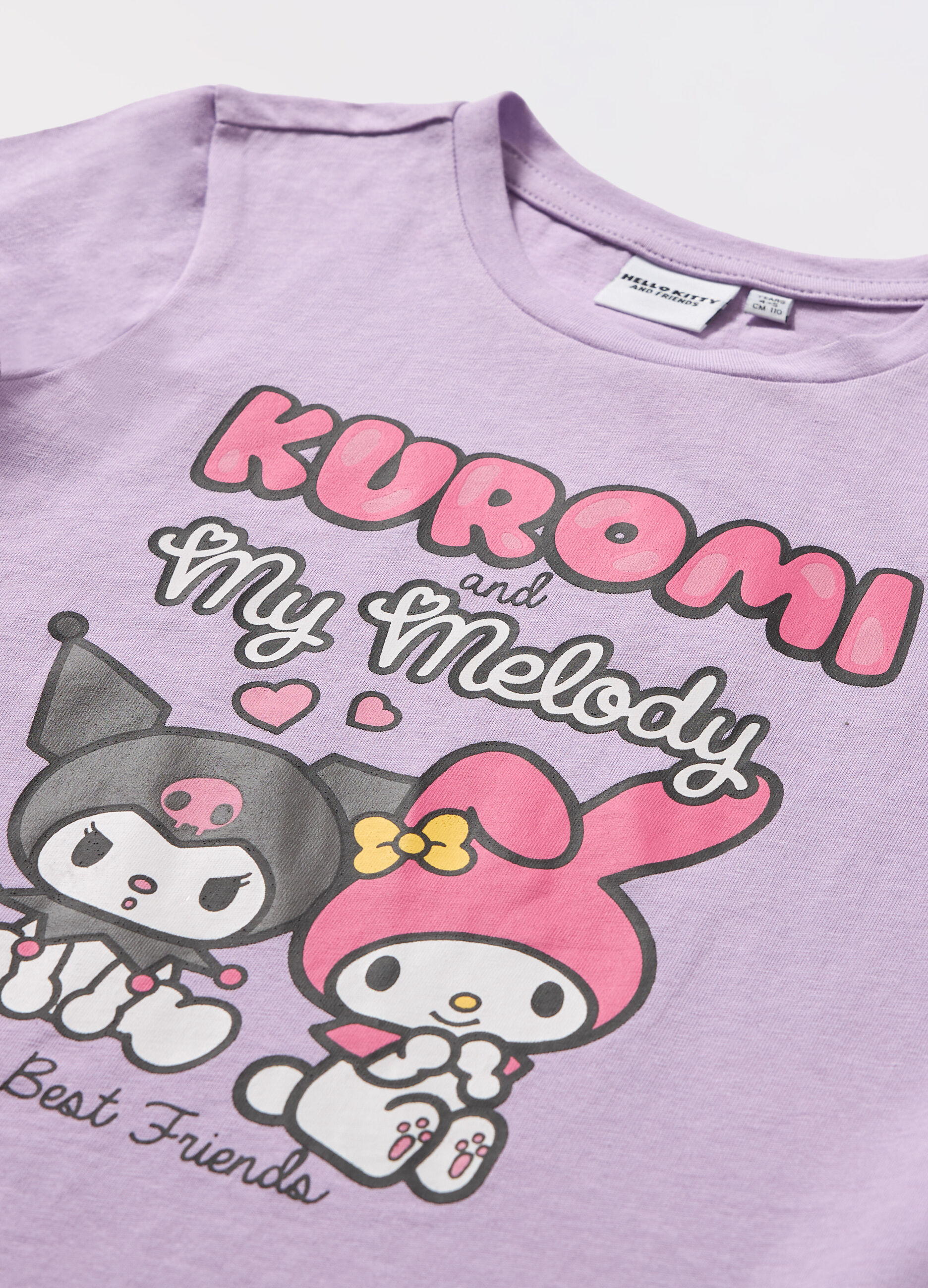 T-shirt Hello Kitty in puro cotone bambina