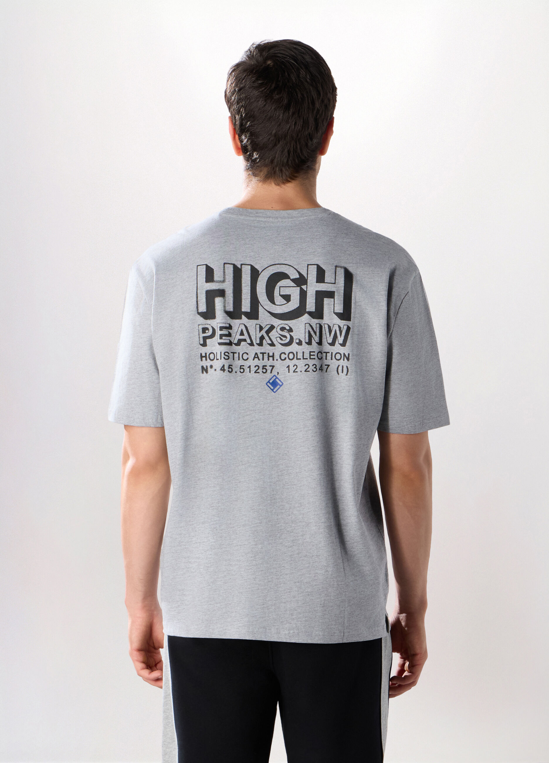 T-shirt sportiva in puro cotone uomo_1