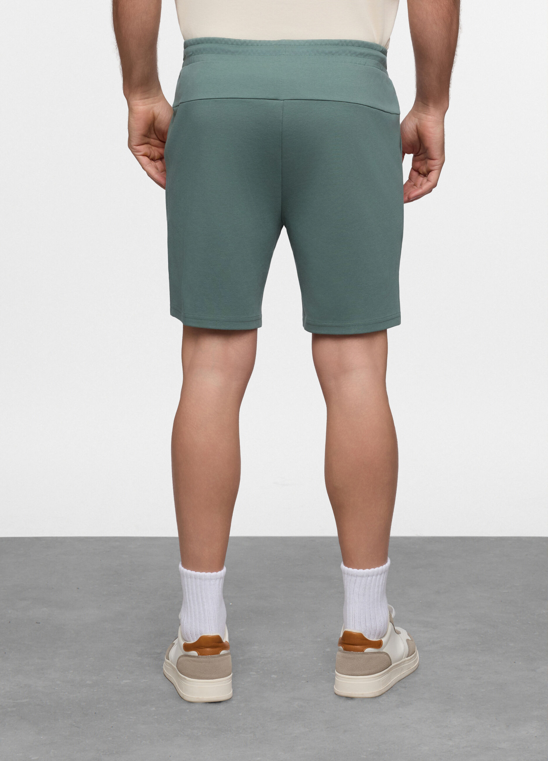 Short in interlock di cotone uomo_1
