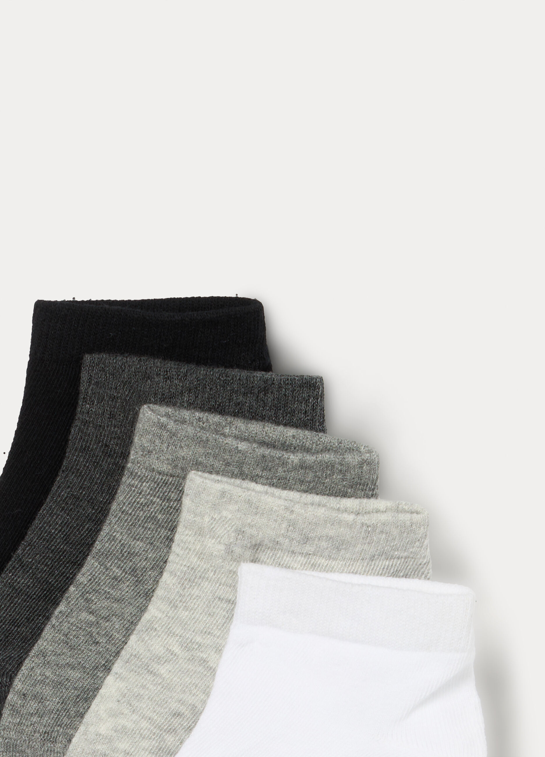 Pack 5 calze corte misto cotone _2