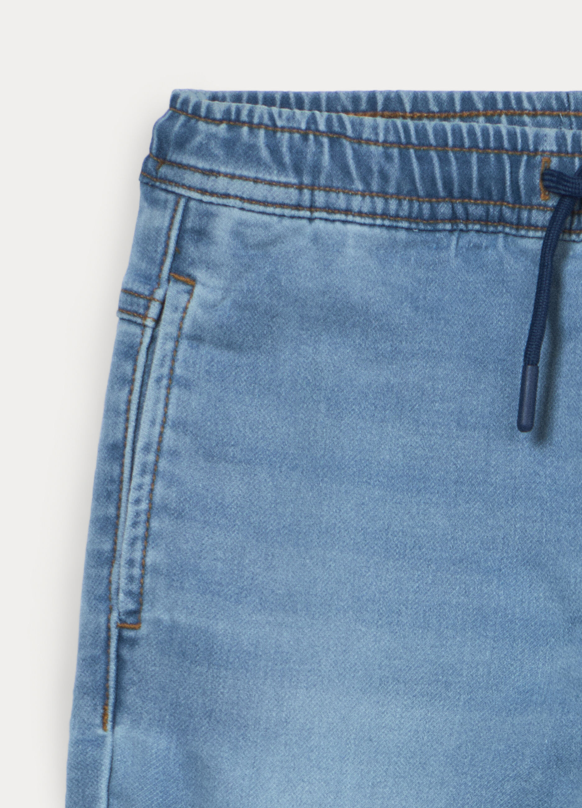 Jogger cargo in denim bambino_2