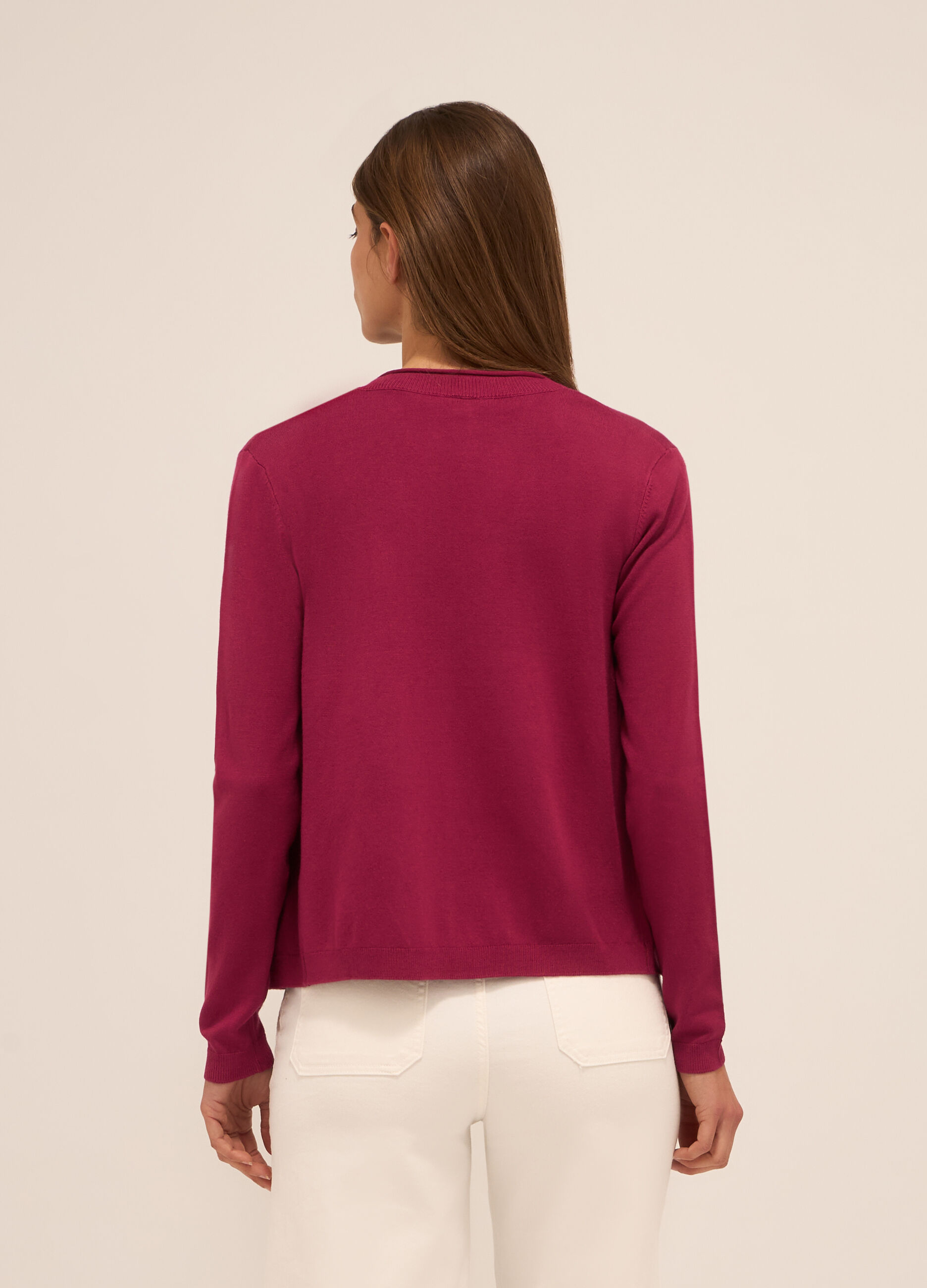 Cardigan misto viscosa donna_1