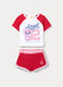 Jogging set Disney in jersey di cotone stretch bambina_0