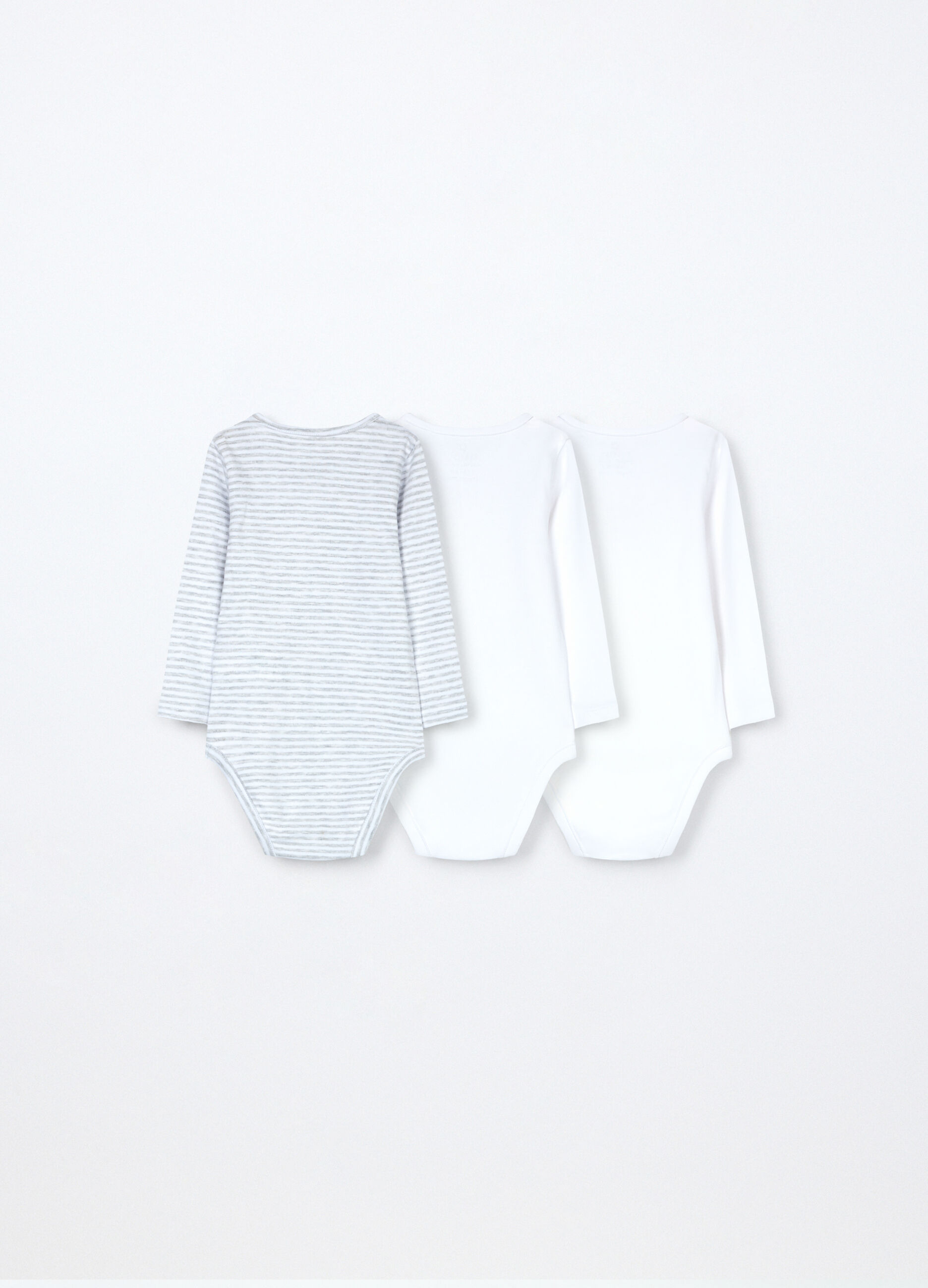 Pack 3 body in interlock di puro cotone neonato_1