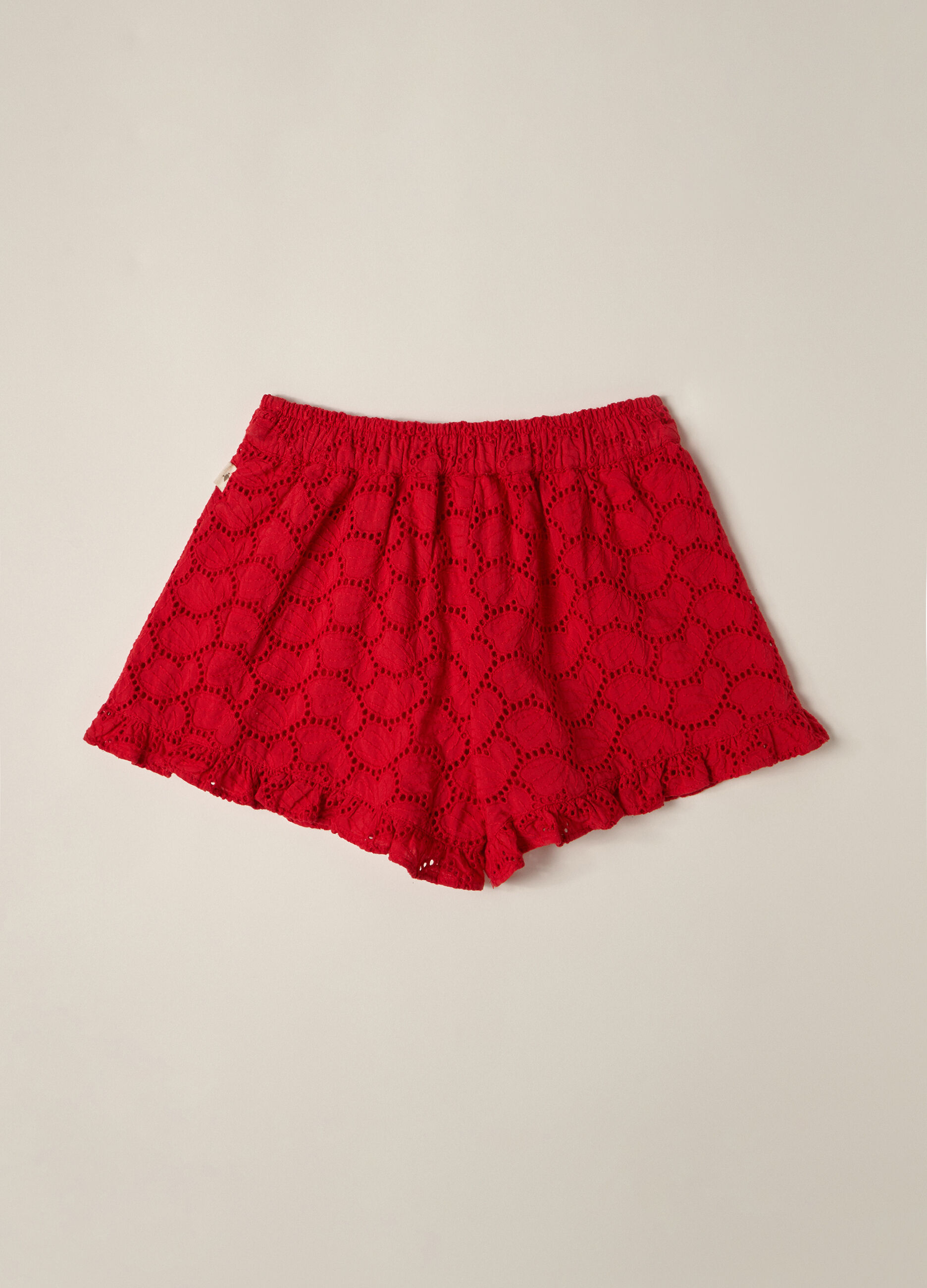 Shorts in puro cotone Sangallo IANA neonata_2