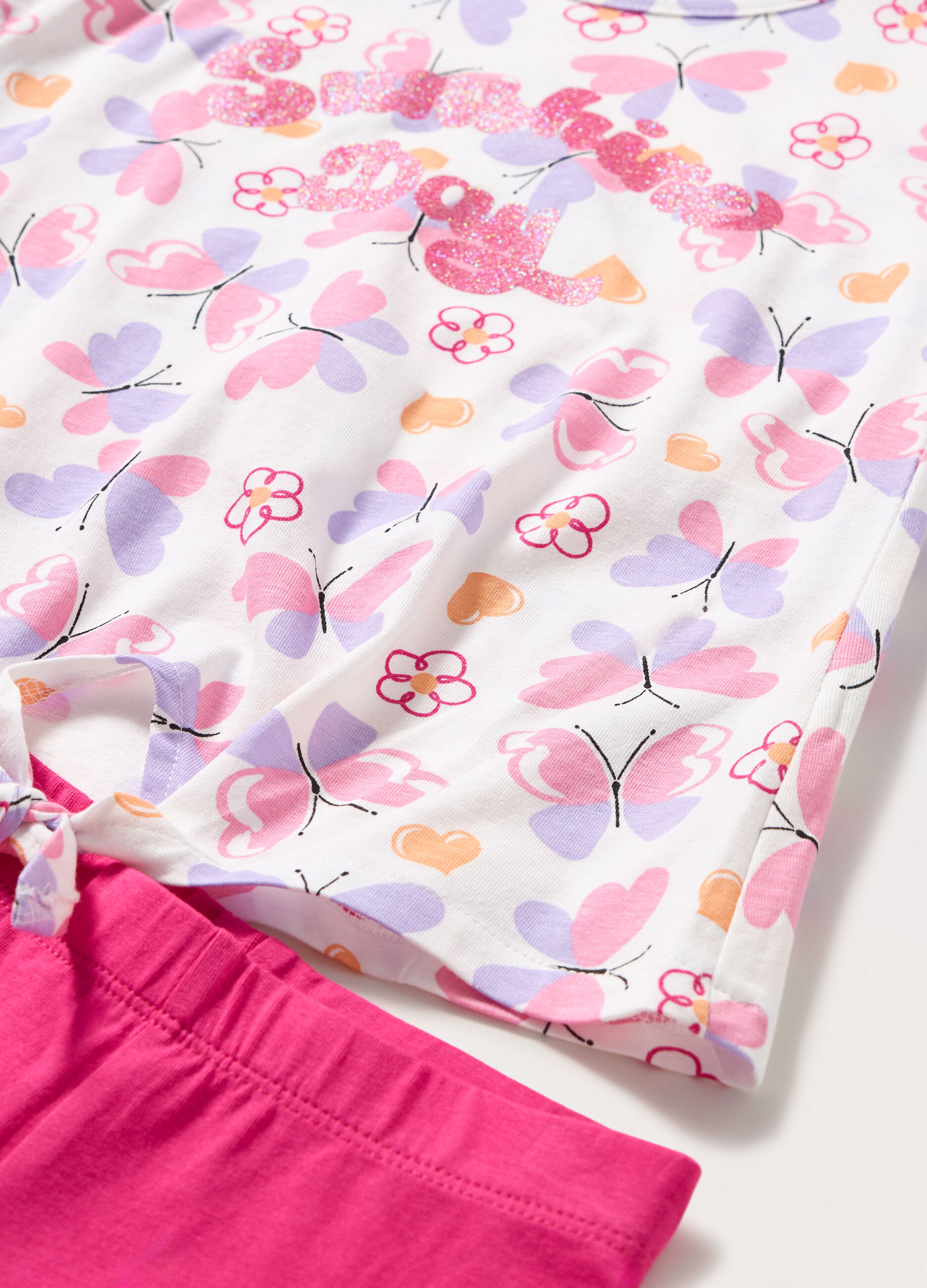 Jogging set in cotone stretch bambina_1