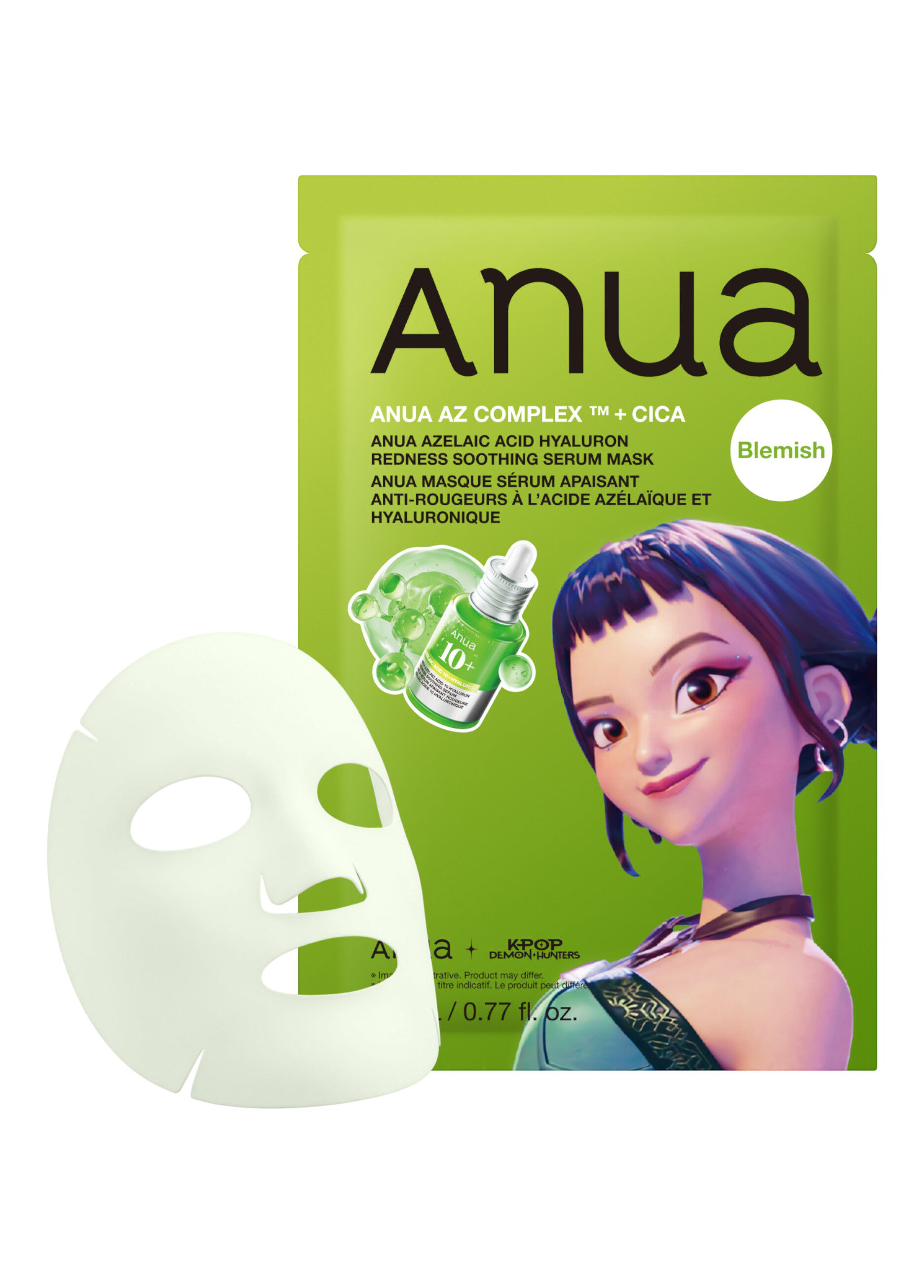Azelaic Acid Hyaluron Redness Soothing Serum Mask 23Ml - Anua KPop Demon Hunters_1