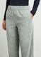 Pantaloni cropped in velluto a costine donna_2