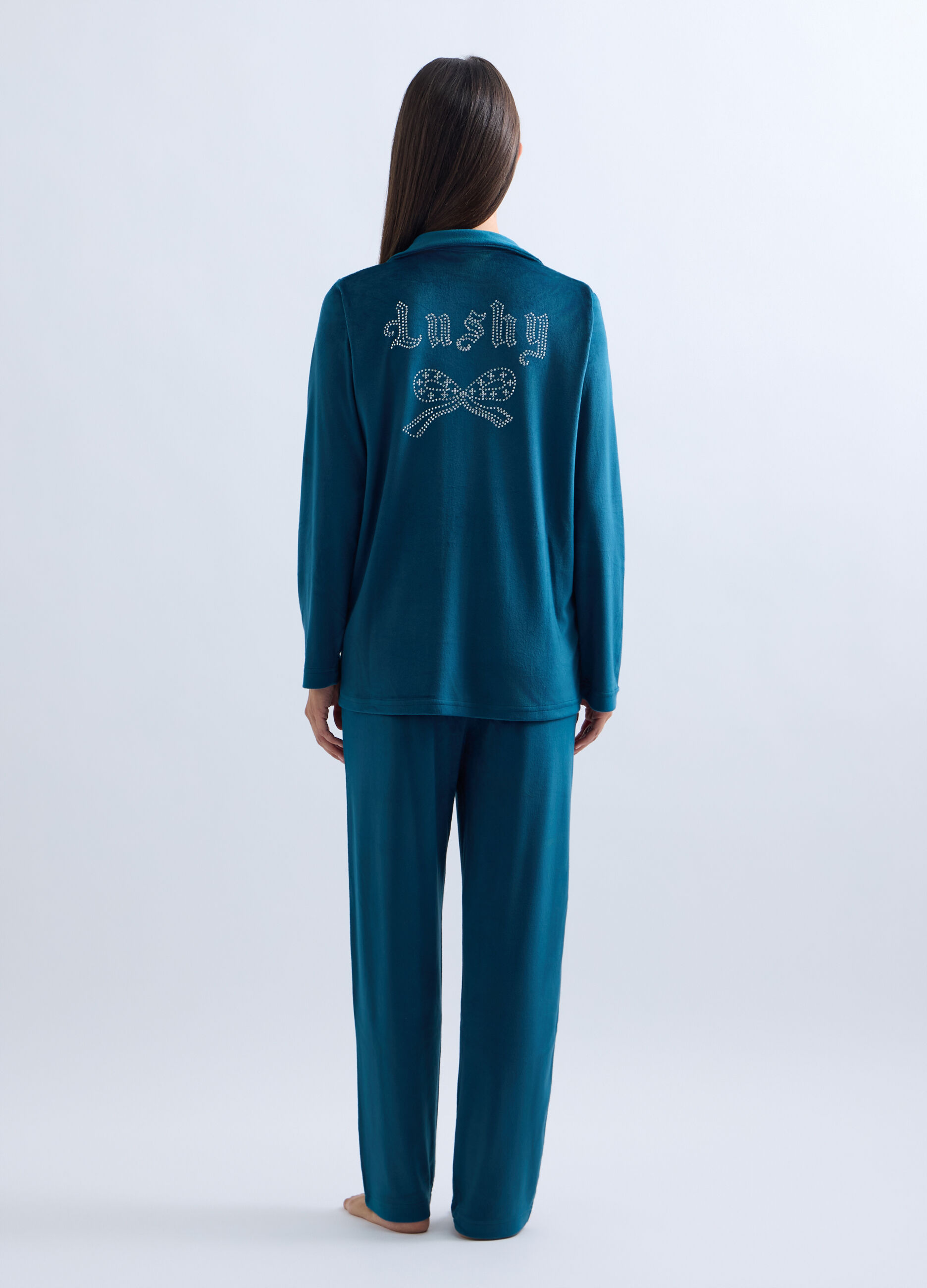 Set pigiama velour stretch donna_1