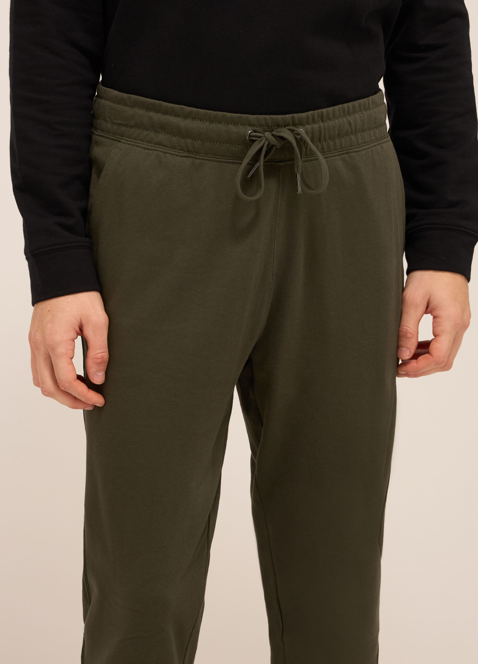 Jogger in puro cotone uomo_2