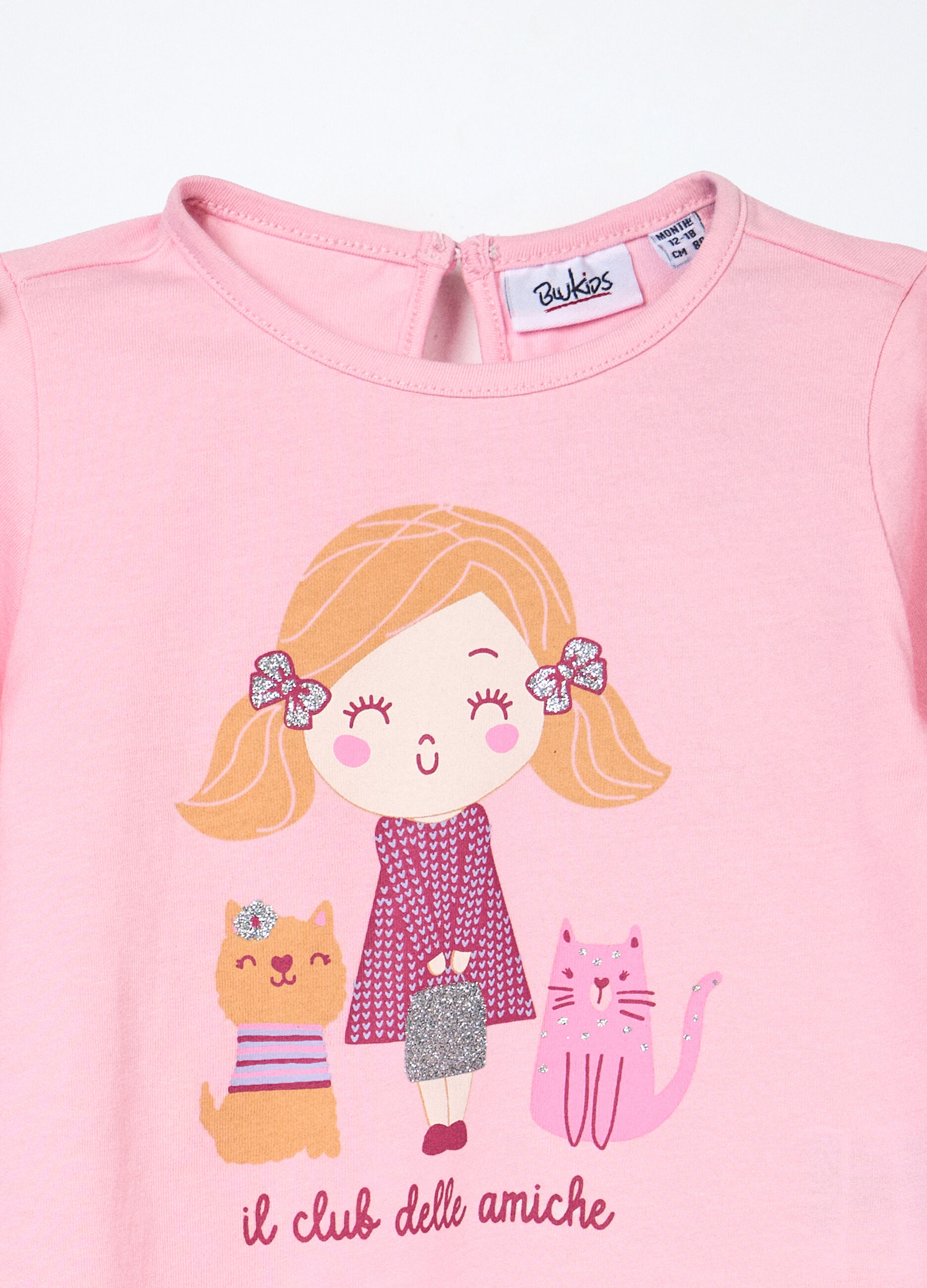 T-shirt in jersey di puro cotone neonata_2