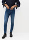 Jeans skinny fit in denim di cotone stretch uomo_2