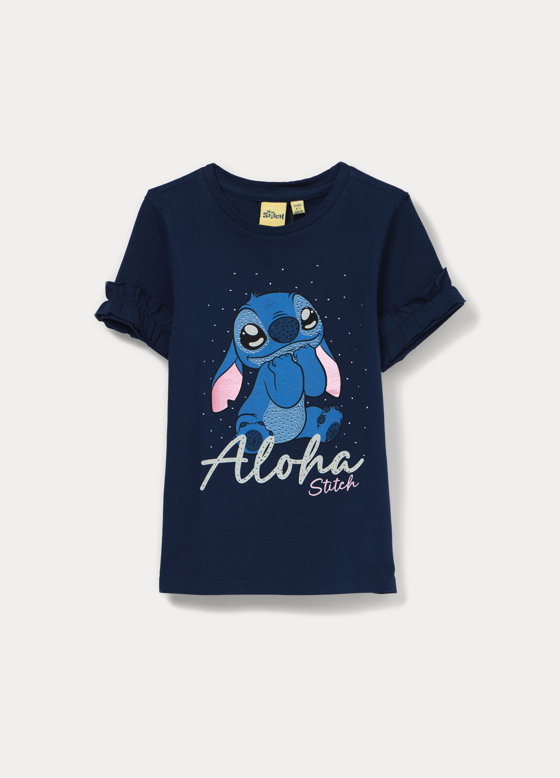 T-shirt Disney in jersey di cotone stretch bambina_0