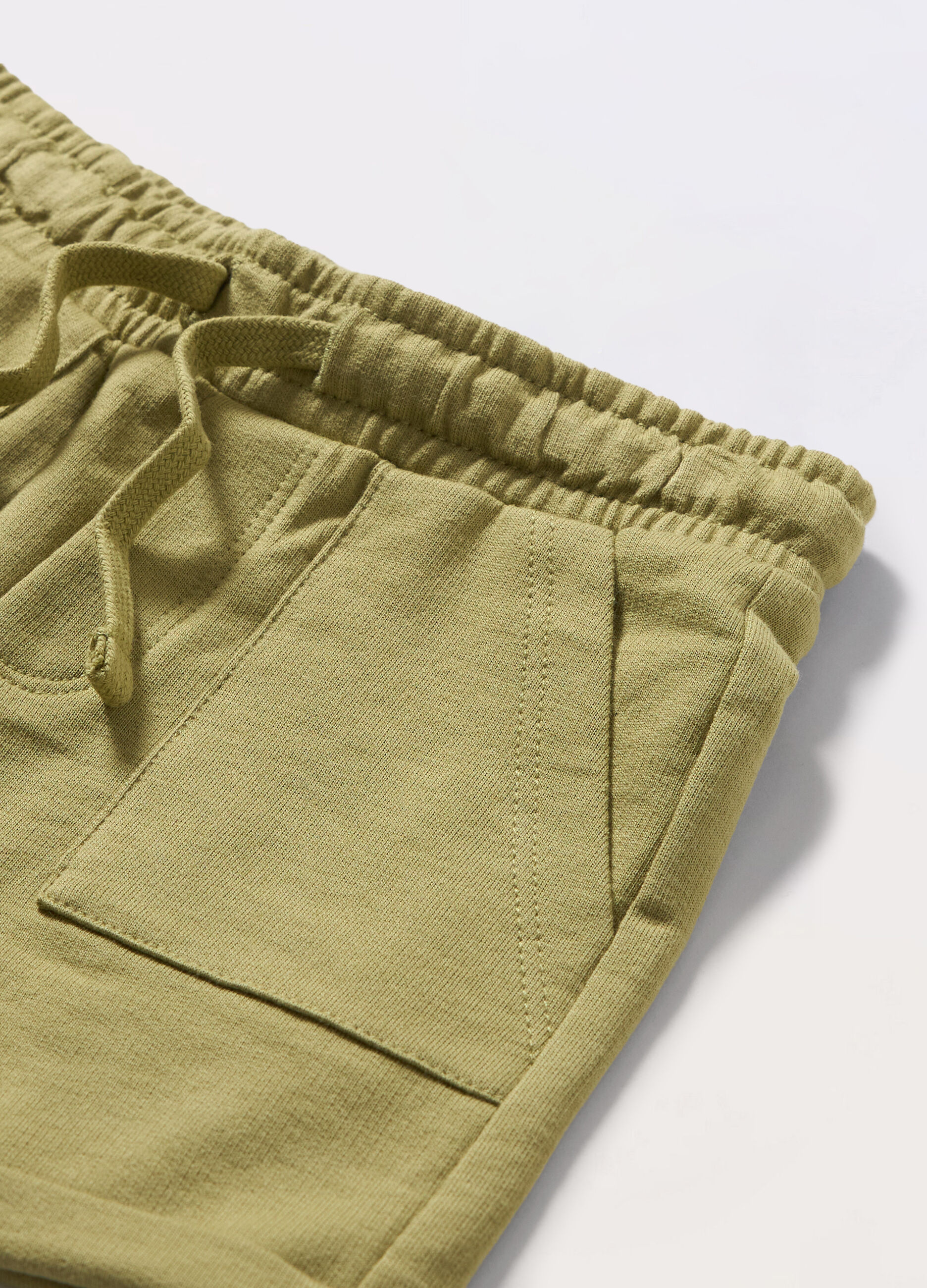 Shorts in french terry di puro cotone neonata_1