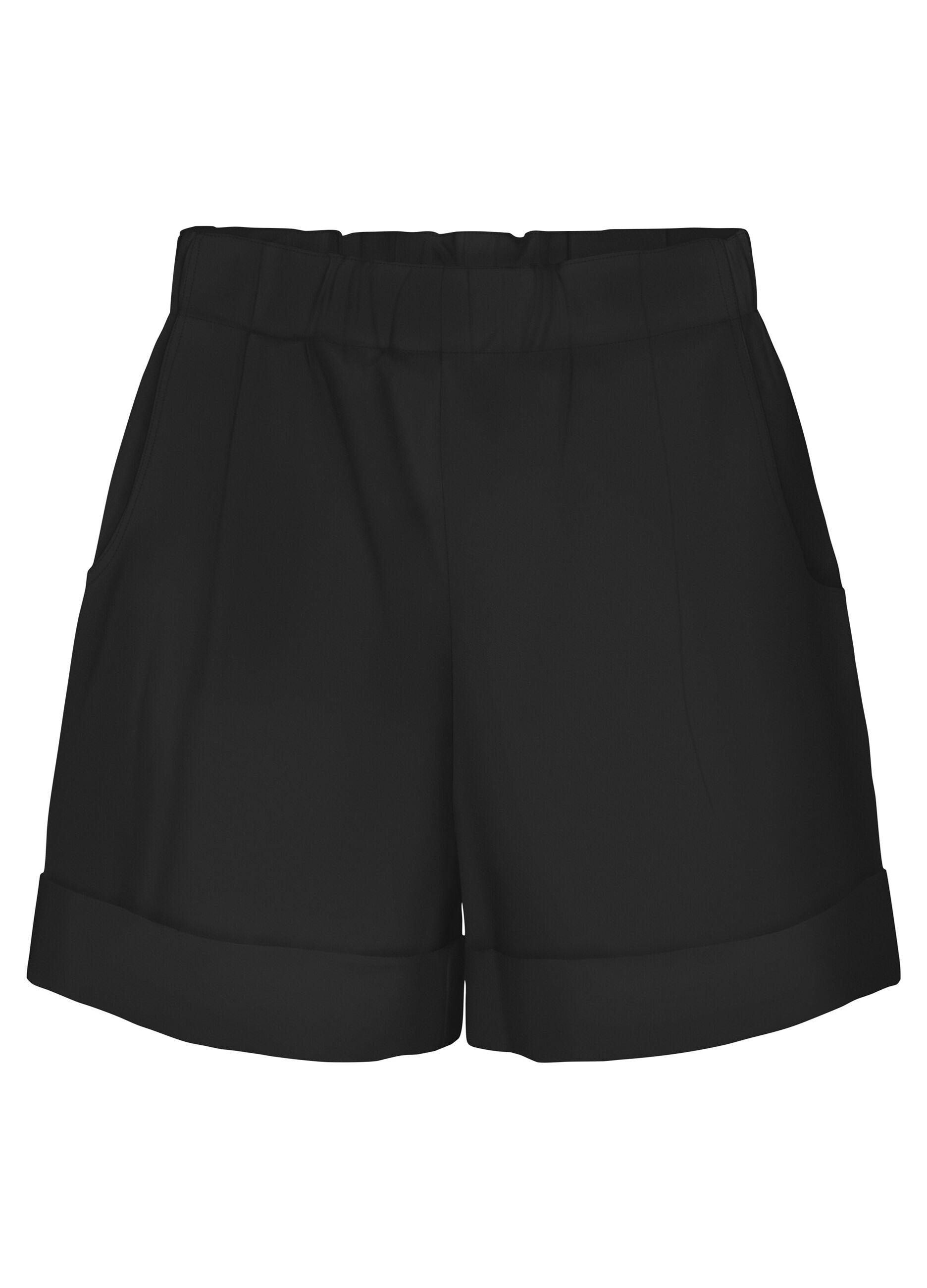 Shorts in tinta unita donna_0