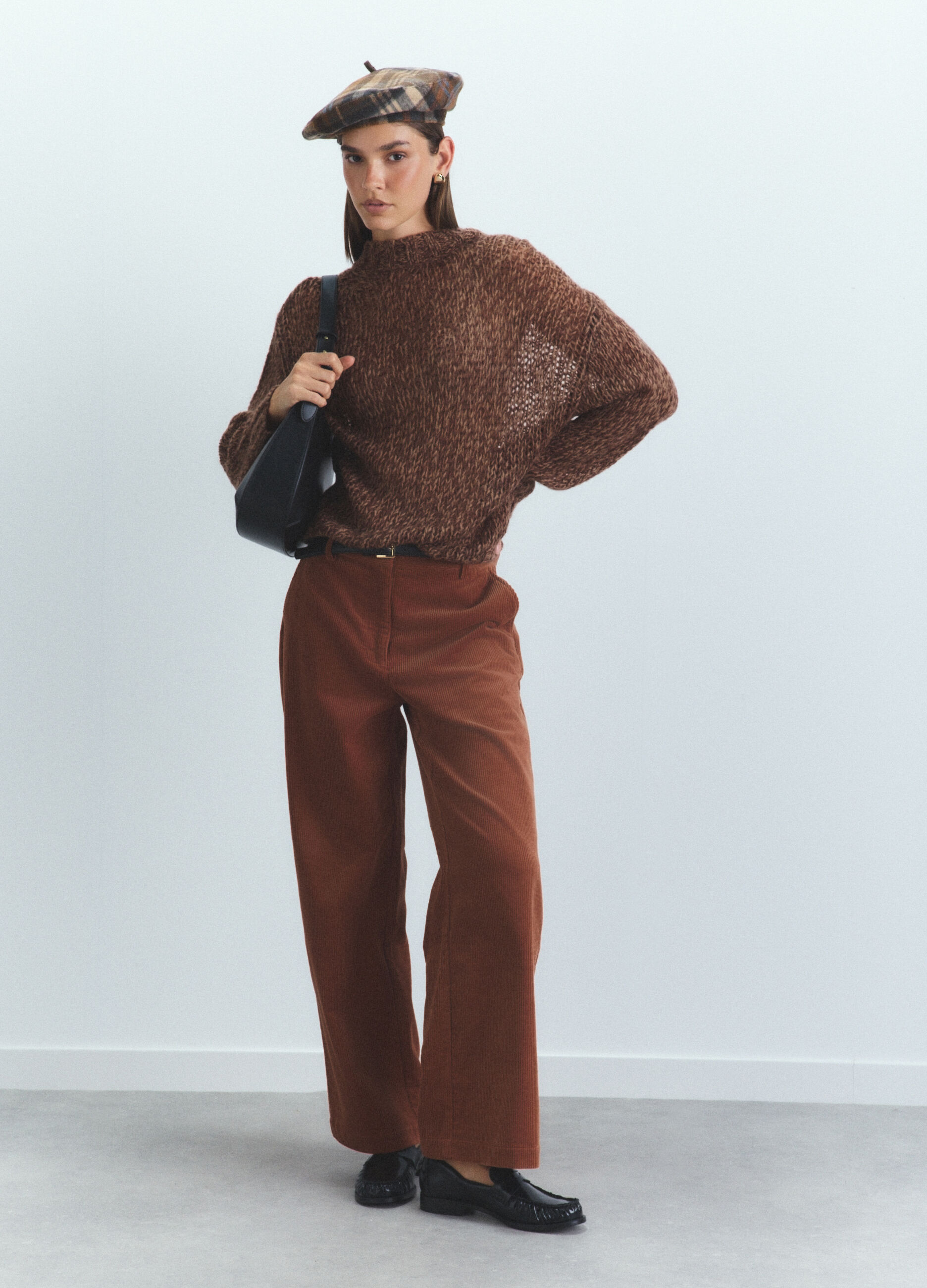 Pullover girocollo rasato donna_0