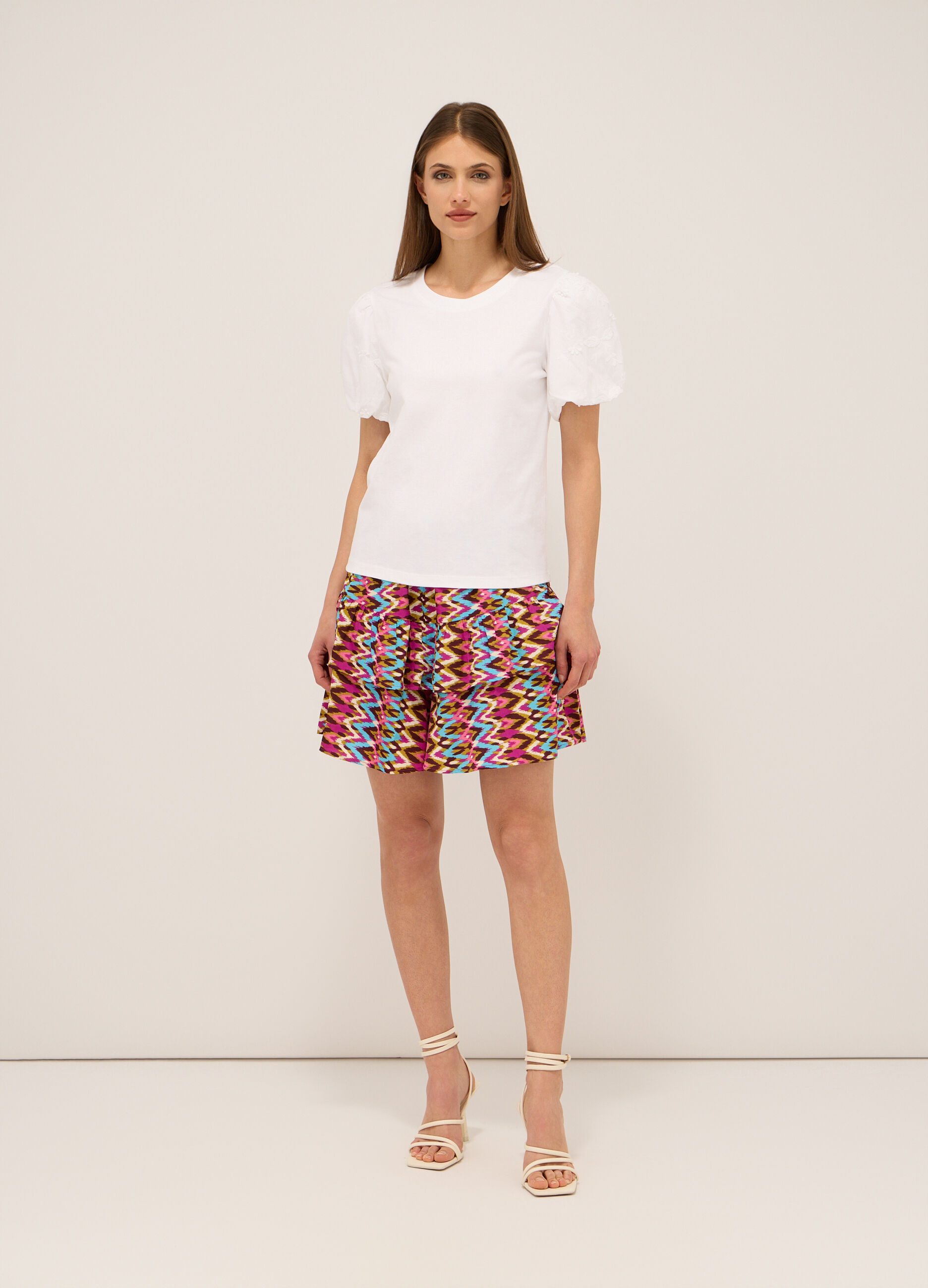 Shorts con stampa donna_0