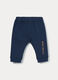 Jogger in french terry di puro cotone neonato_0