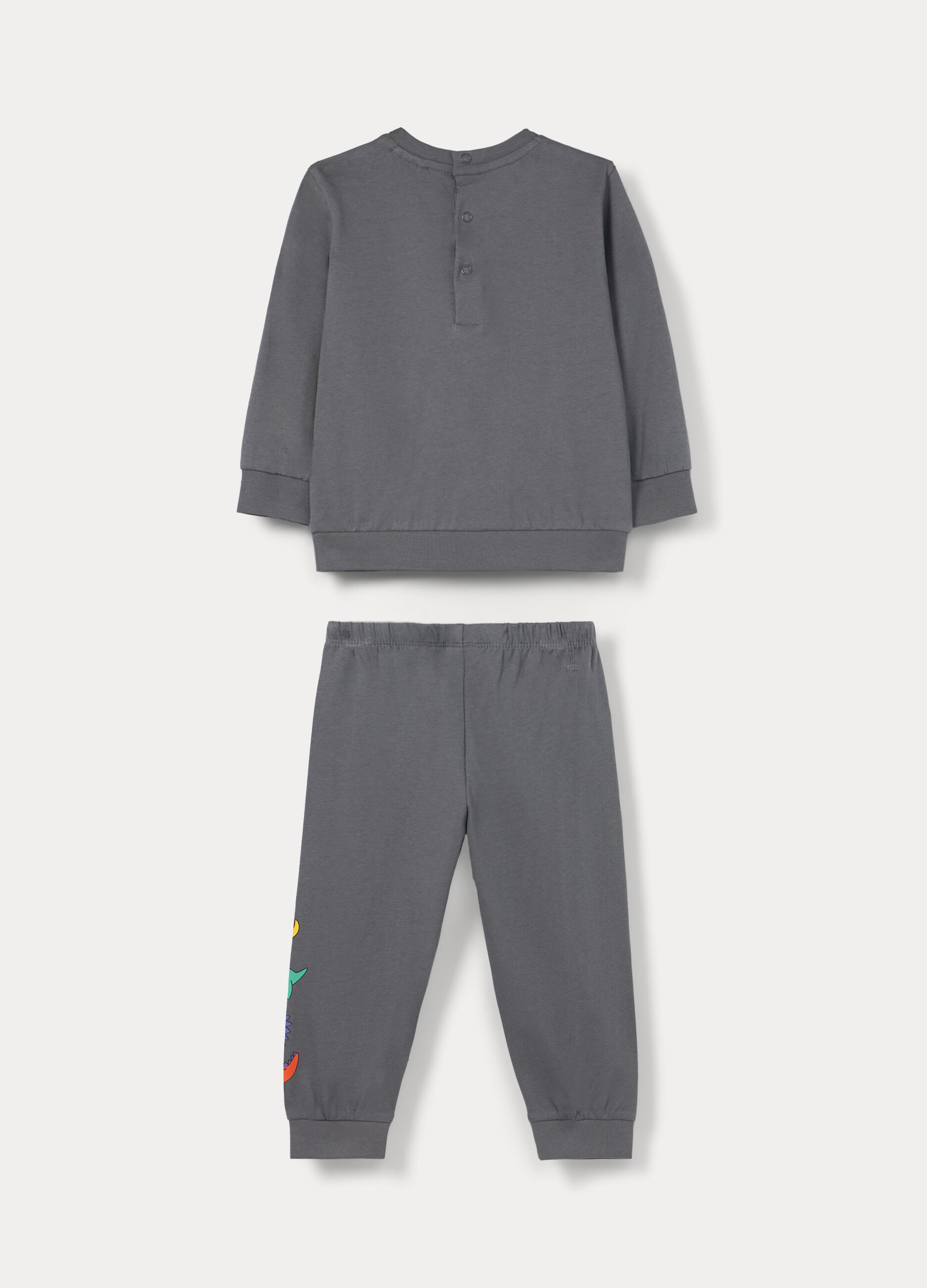 Set pigiama lungo in jersey di puro cotone _1