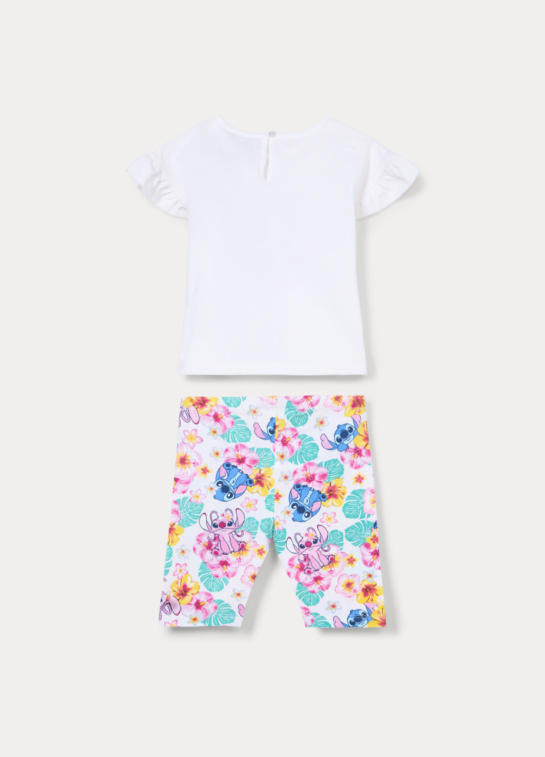 Jogging set Disney in jersey di cotone stretch bimba_1