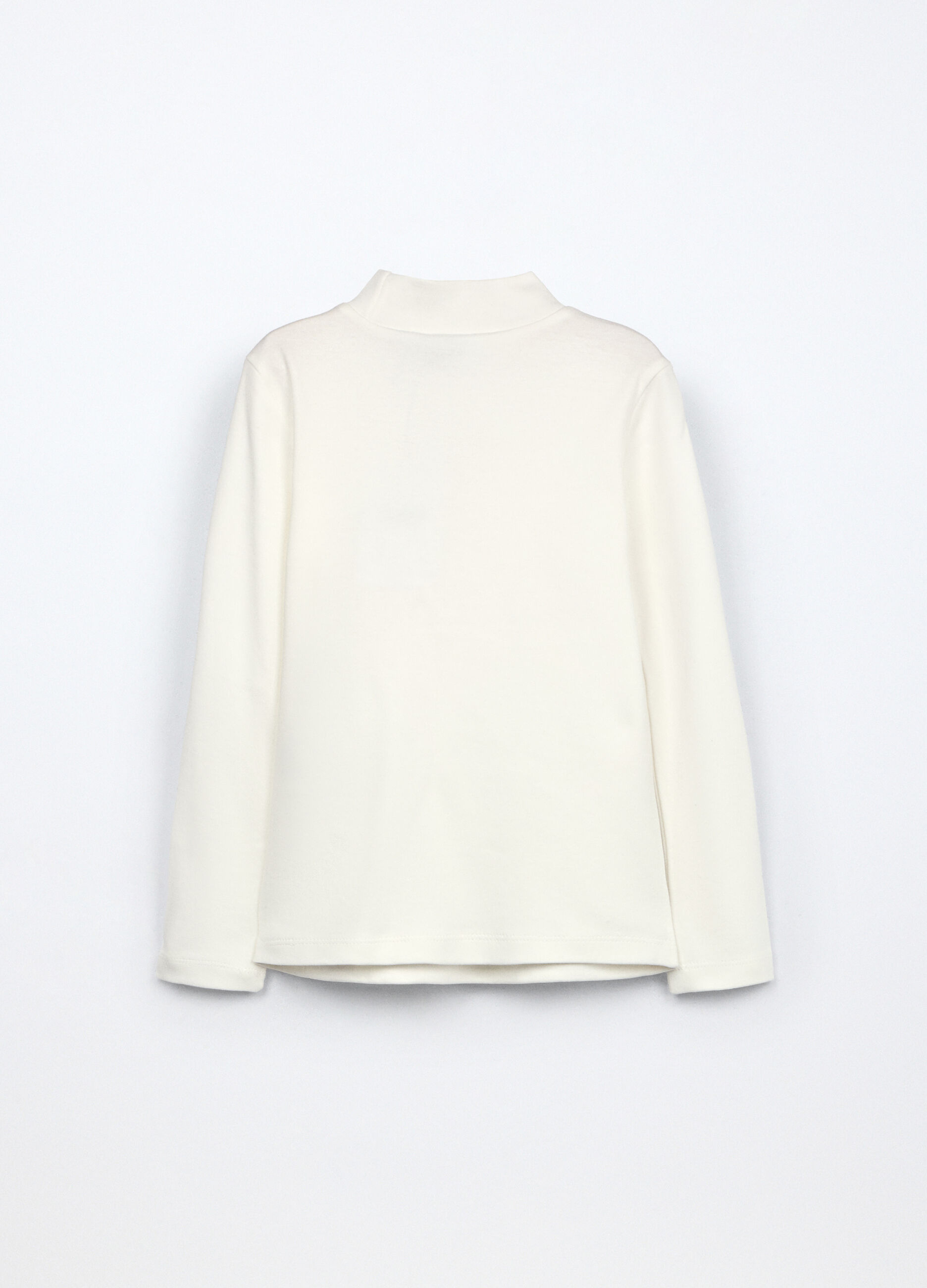 Lupetto in interlock di puro cotone bambina_1