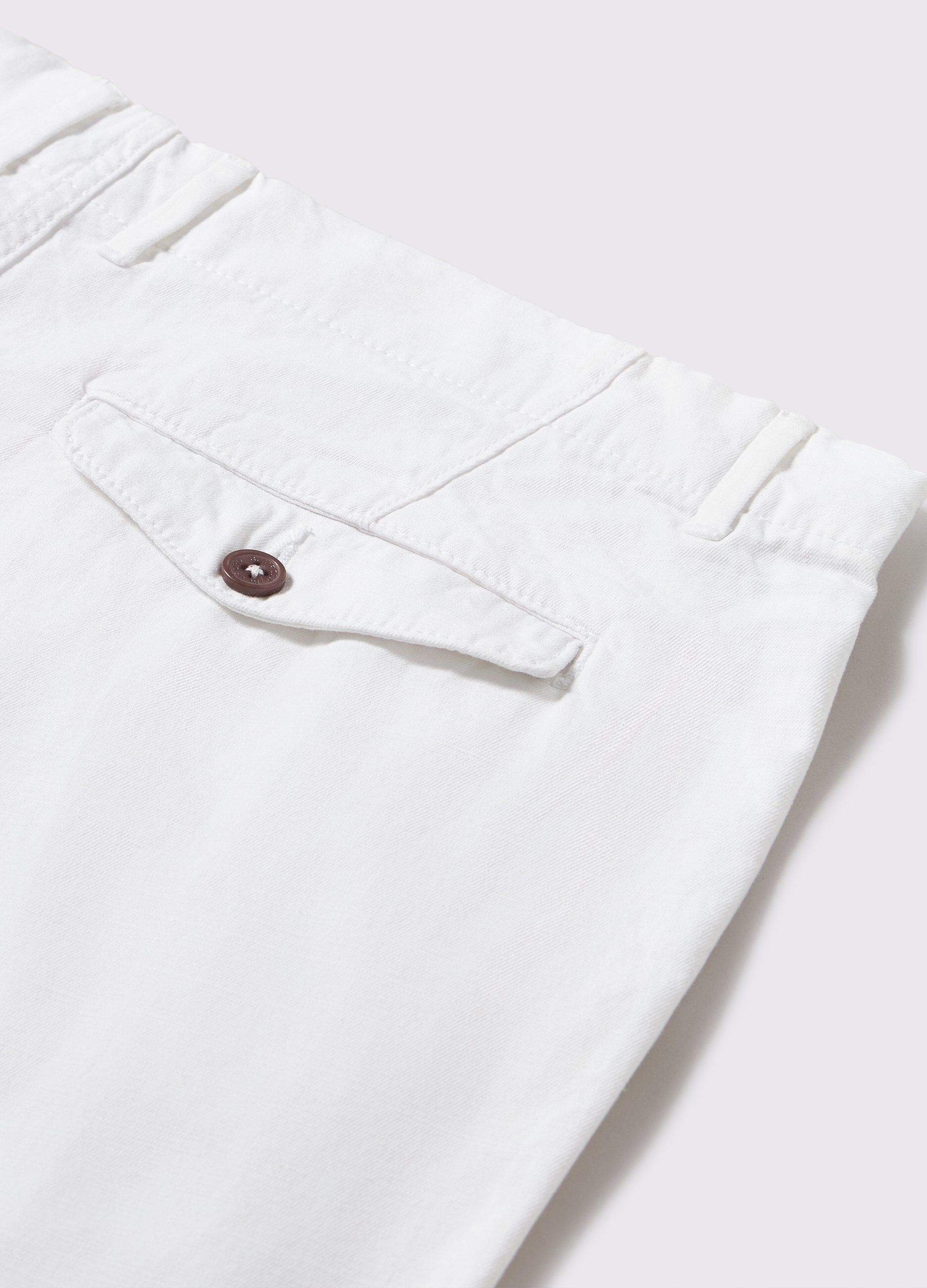 Shorts in misto lino Rumford uomo_1