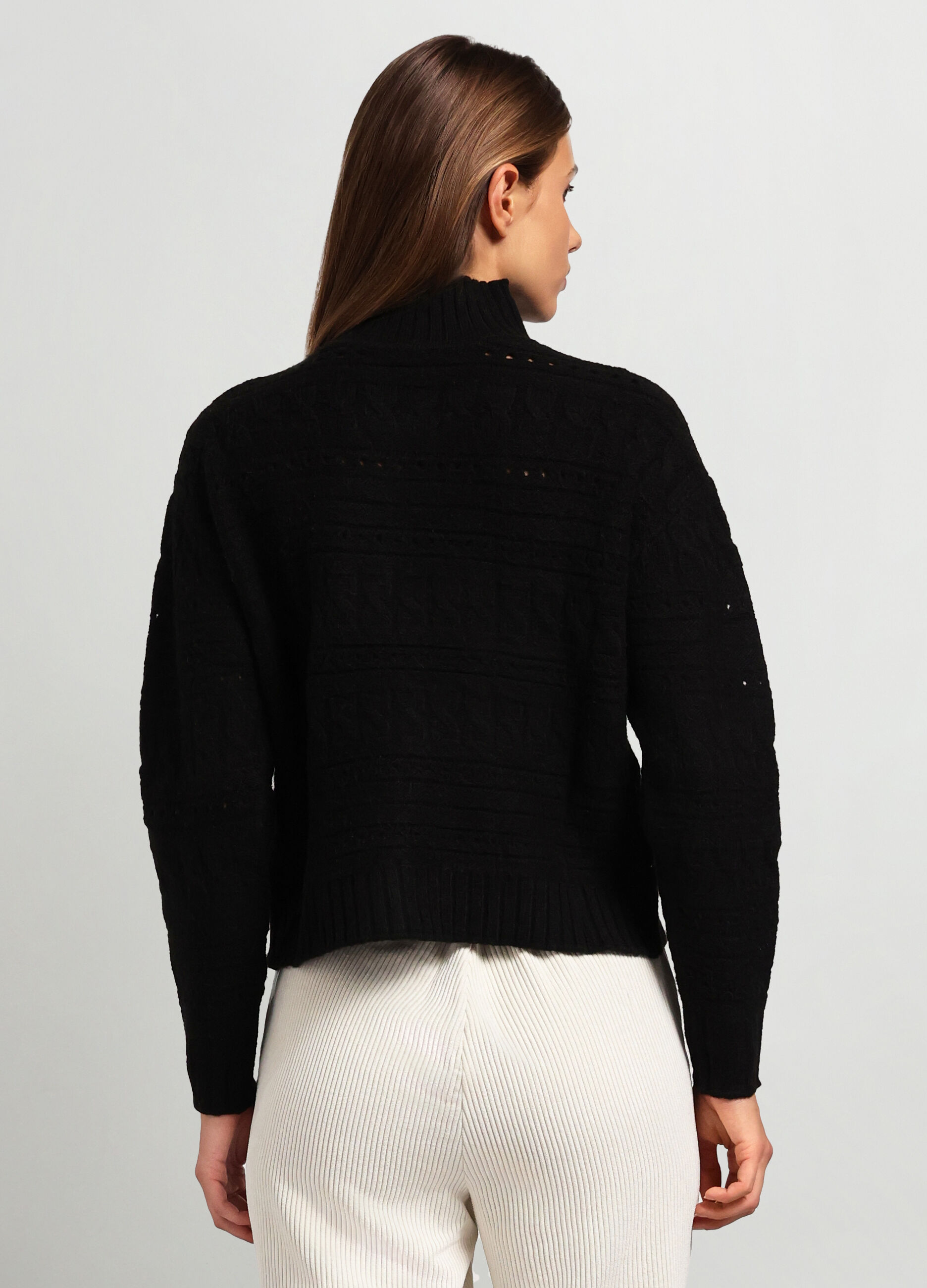Tricot a collo alto donna_1
