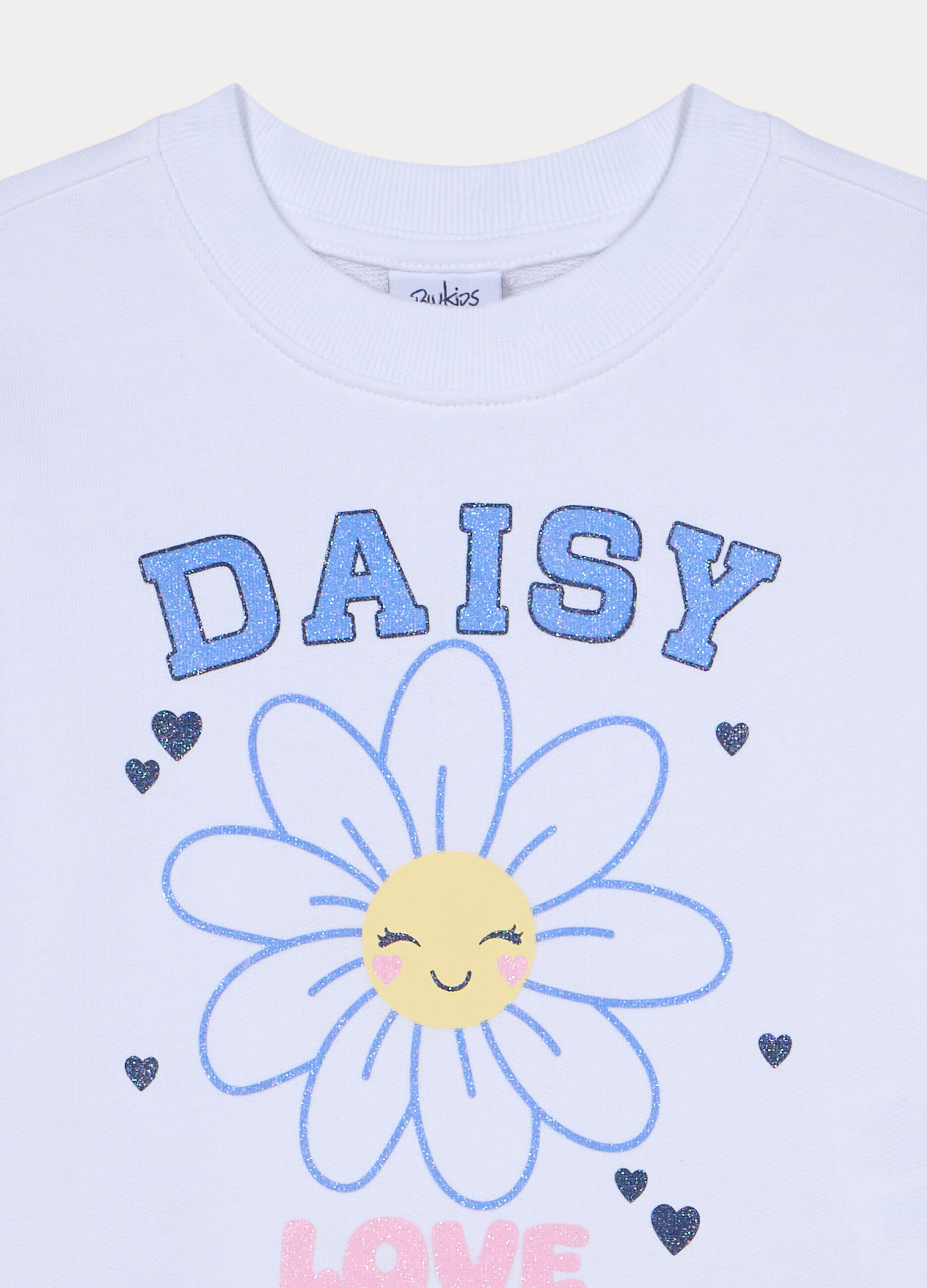 Jogging set in french terry di puro cotone bambina_3