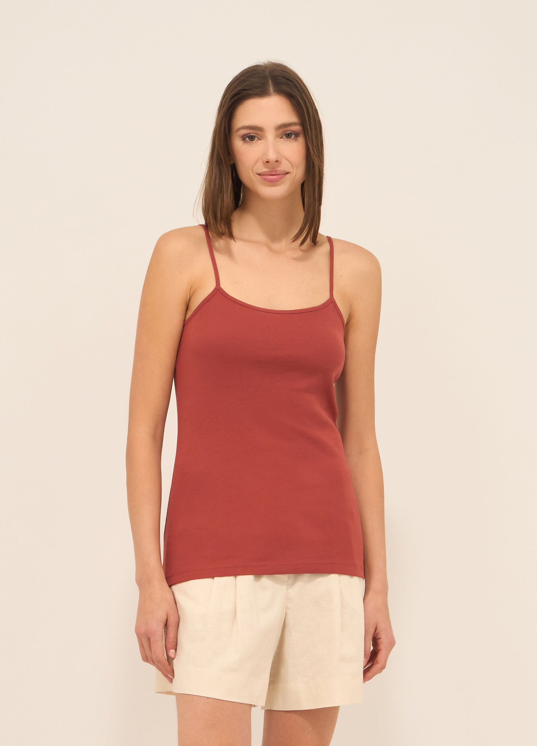 Canotta in puro cotone donna_0