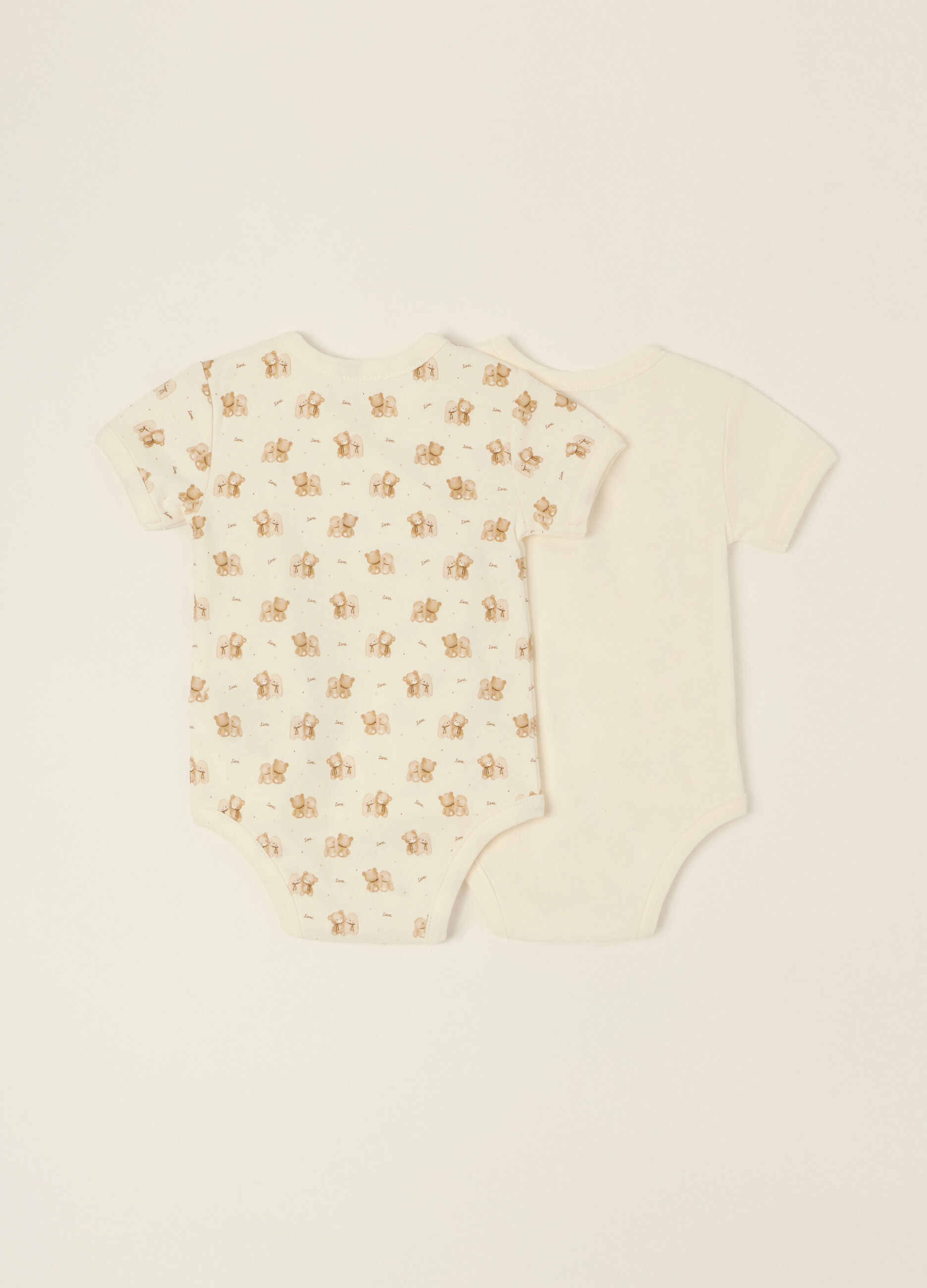 Bipack di body bianco in cotone organico_1