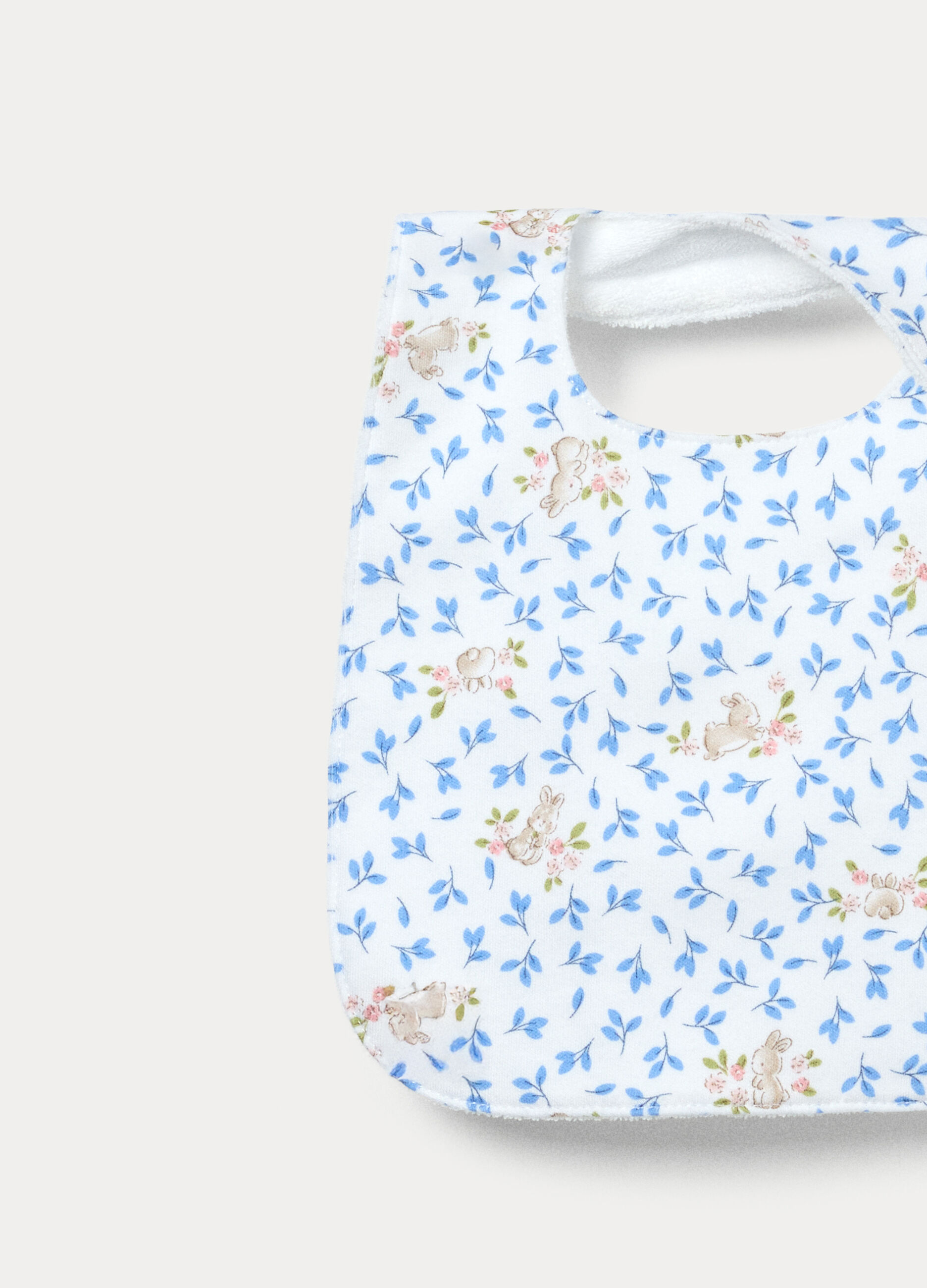 Pack 2 bavaglini in puro cotone neonata_2