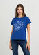 T-shirt in jersey di puro cotone donna_0