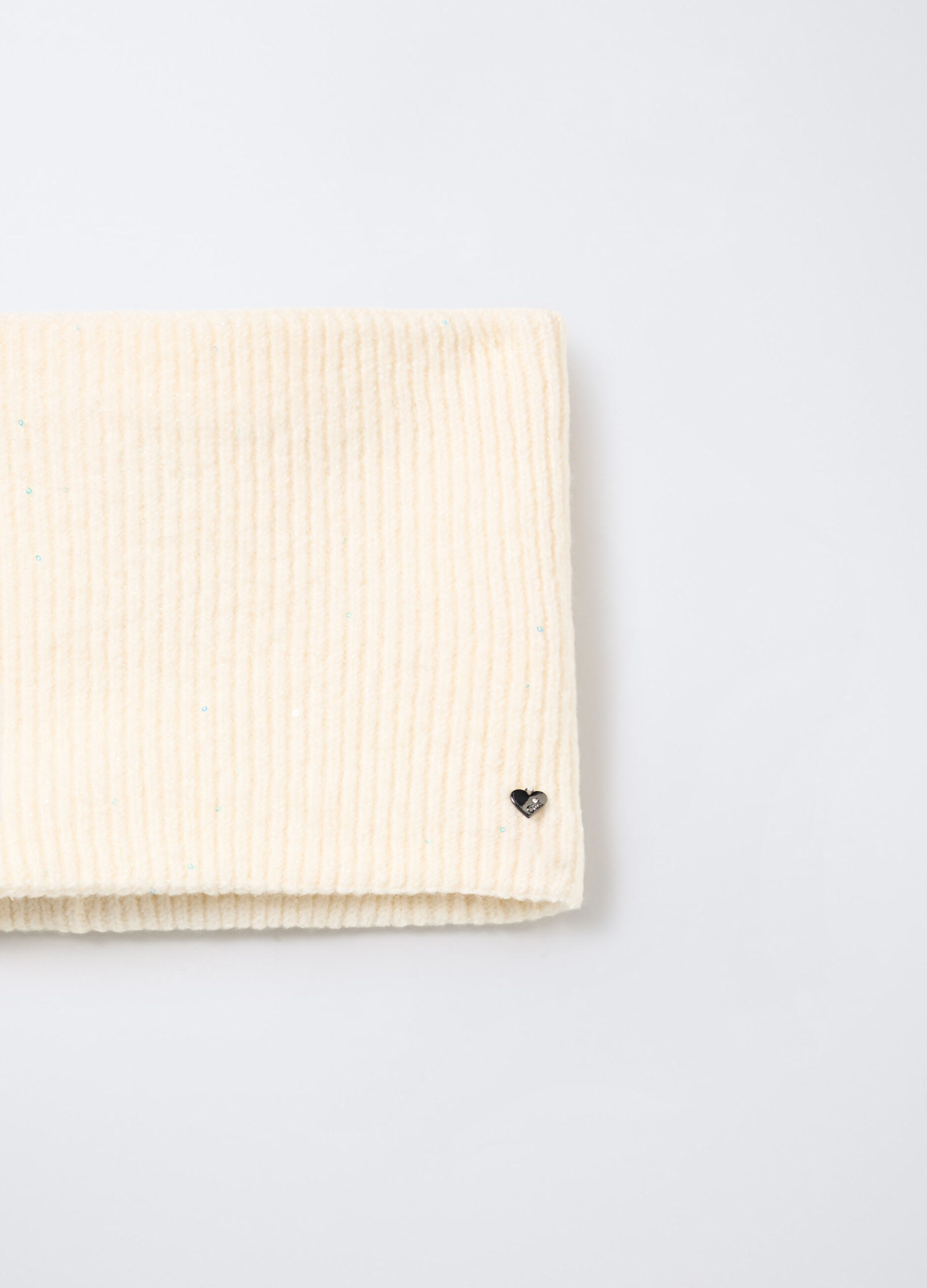 Scaldacollo tricot in costina stretch_2