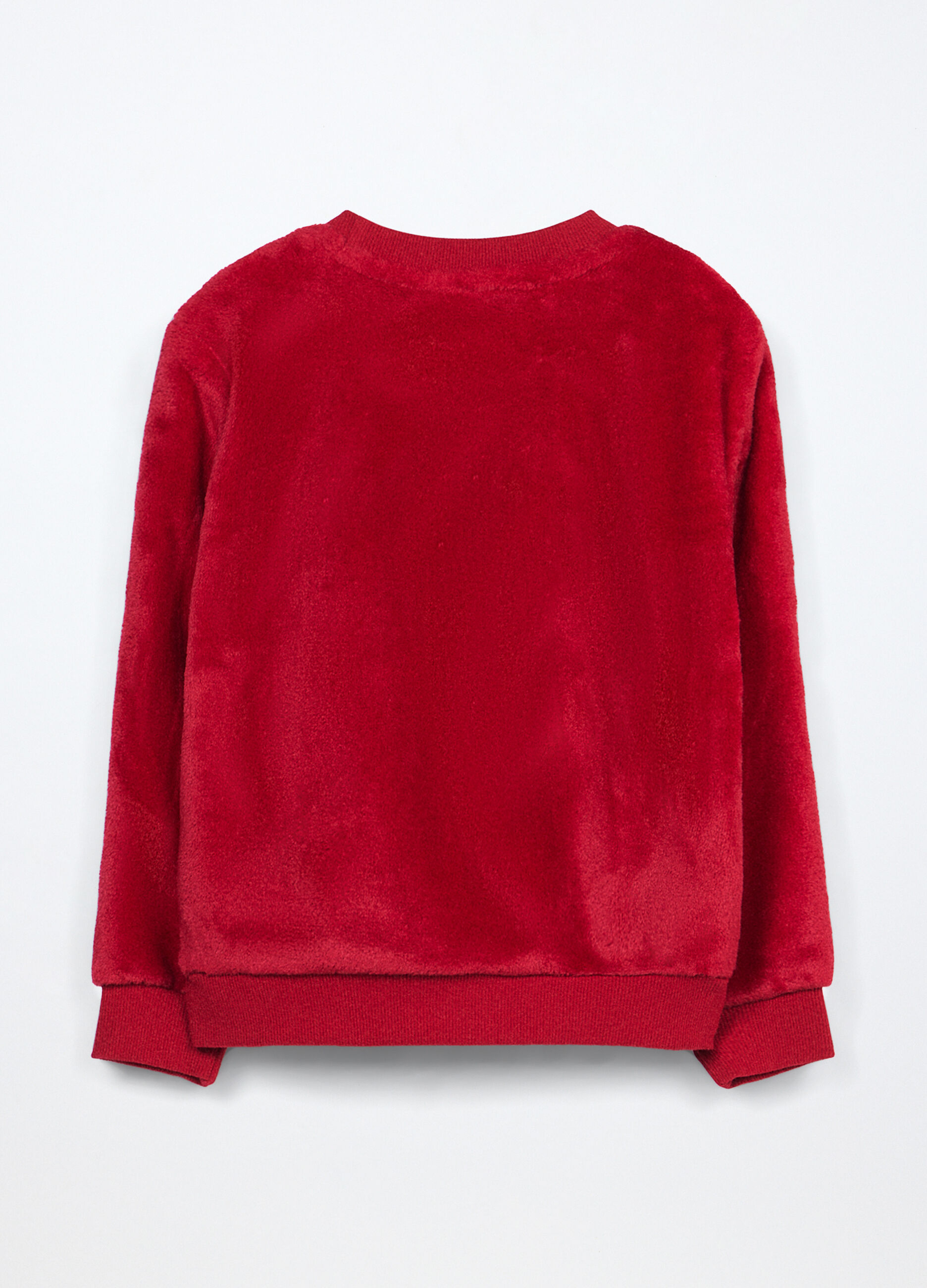 Felpa in pile con paillettes bambina_1