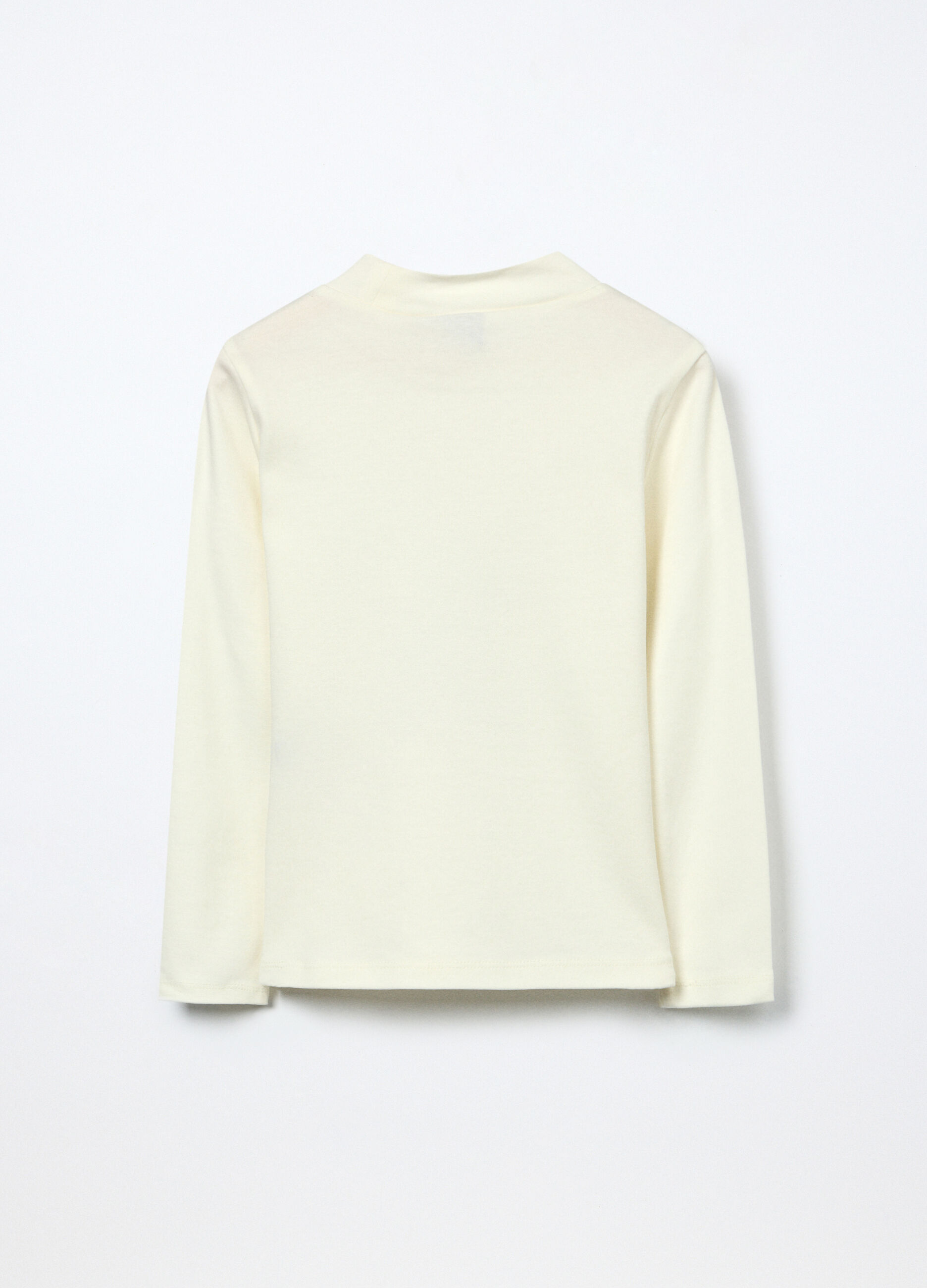 T-shirt in interlock di puro cotone bambina_1